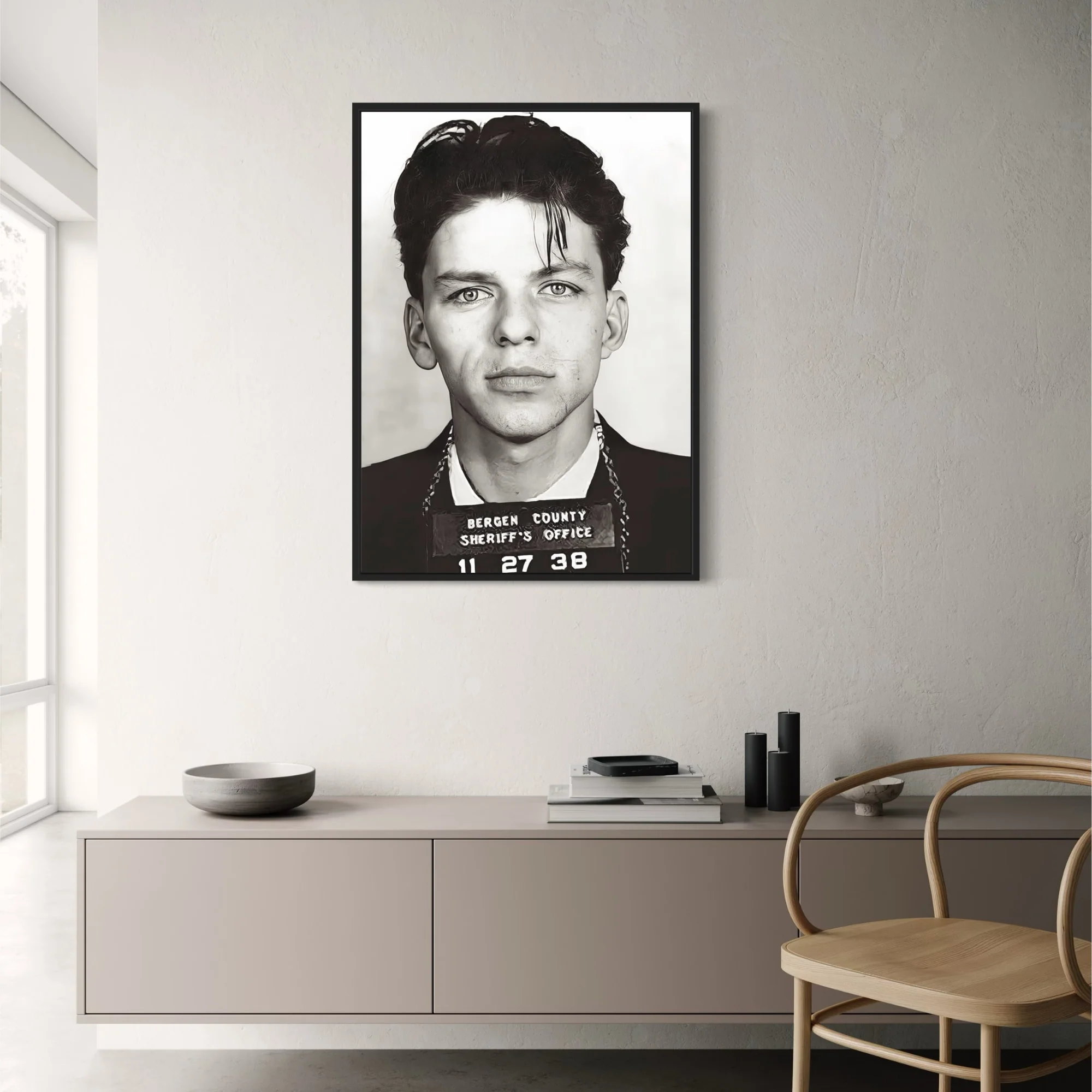 Frank Sinatra Mugshot | Vintage Style - Image 2