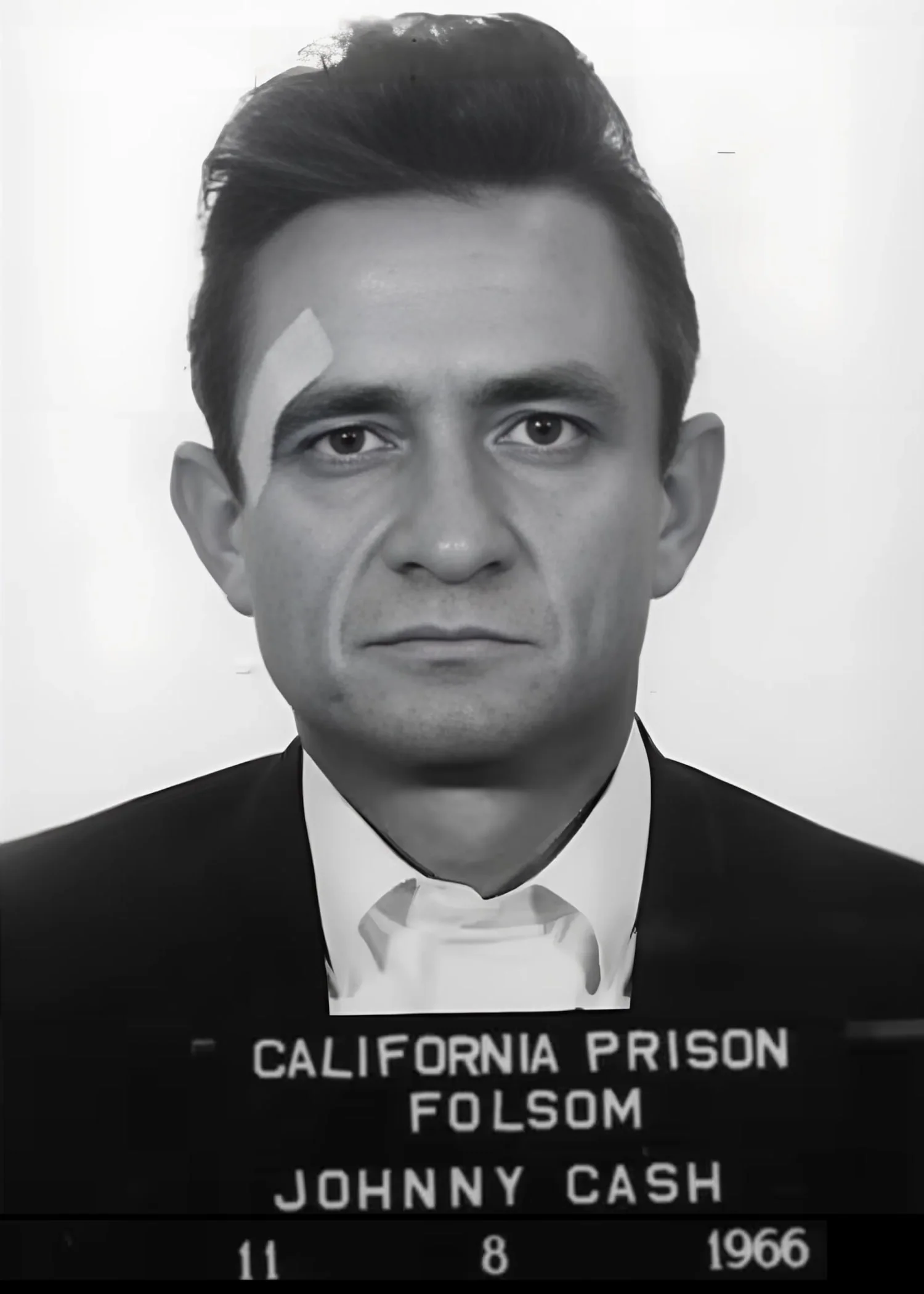 Johnny Cash | B&W Mugshot | Iconic Music Legend - Image 4