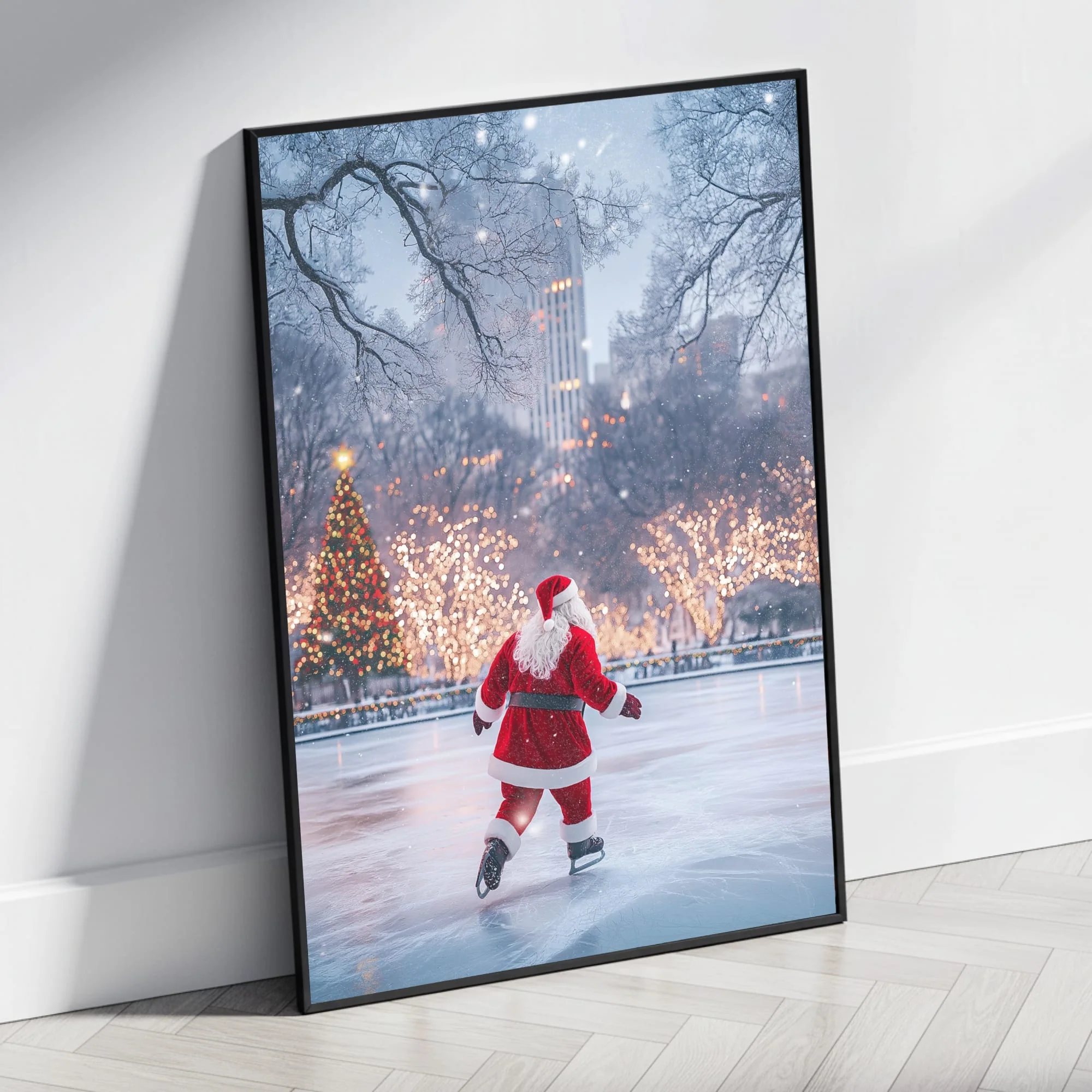 Urban Christmas | Santa Skating | Festive Wonderland - Image 4