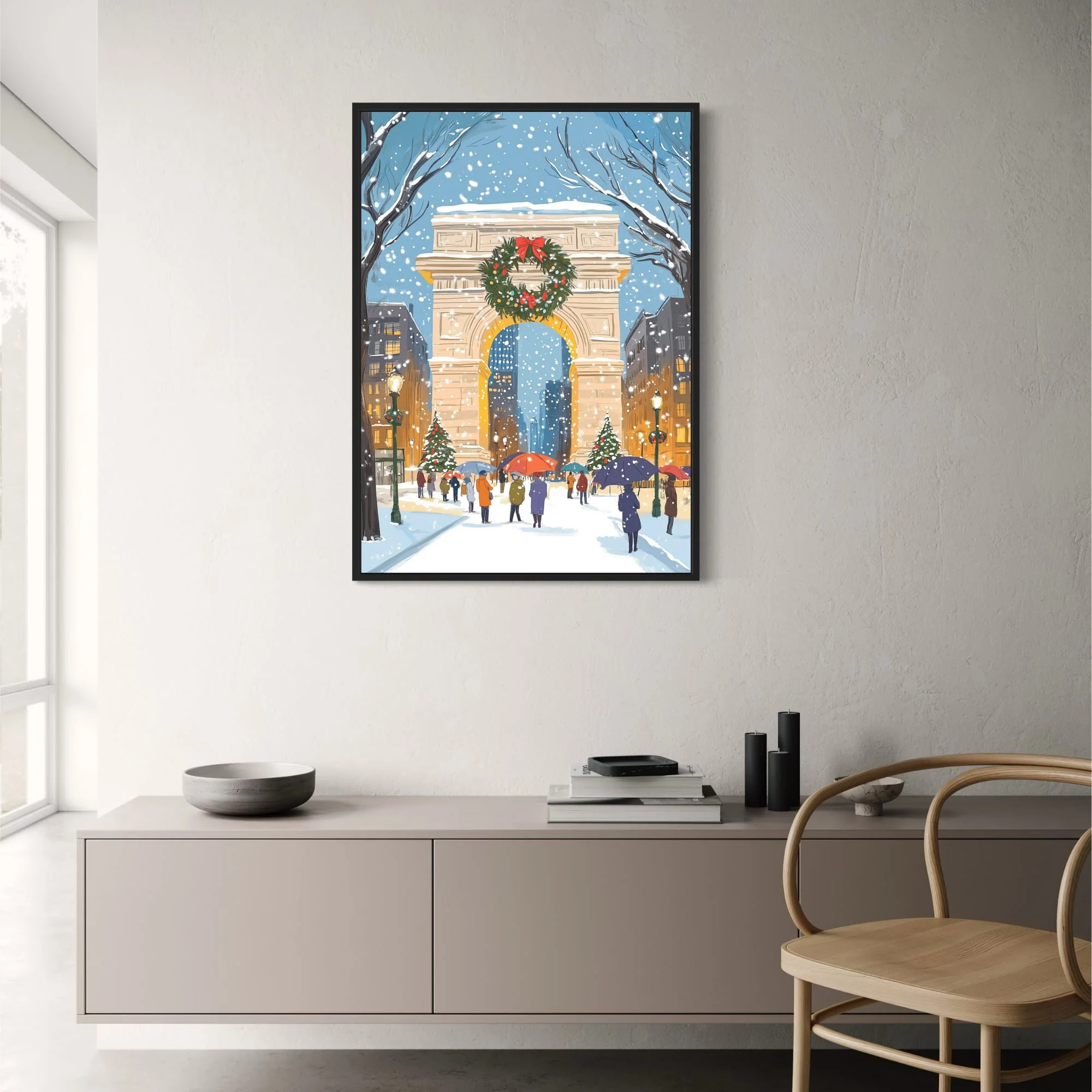 Snowy Archway | Winter Wonderland & Festive Lamps - Image 2