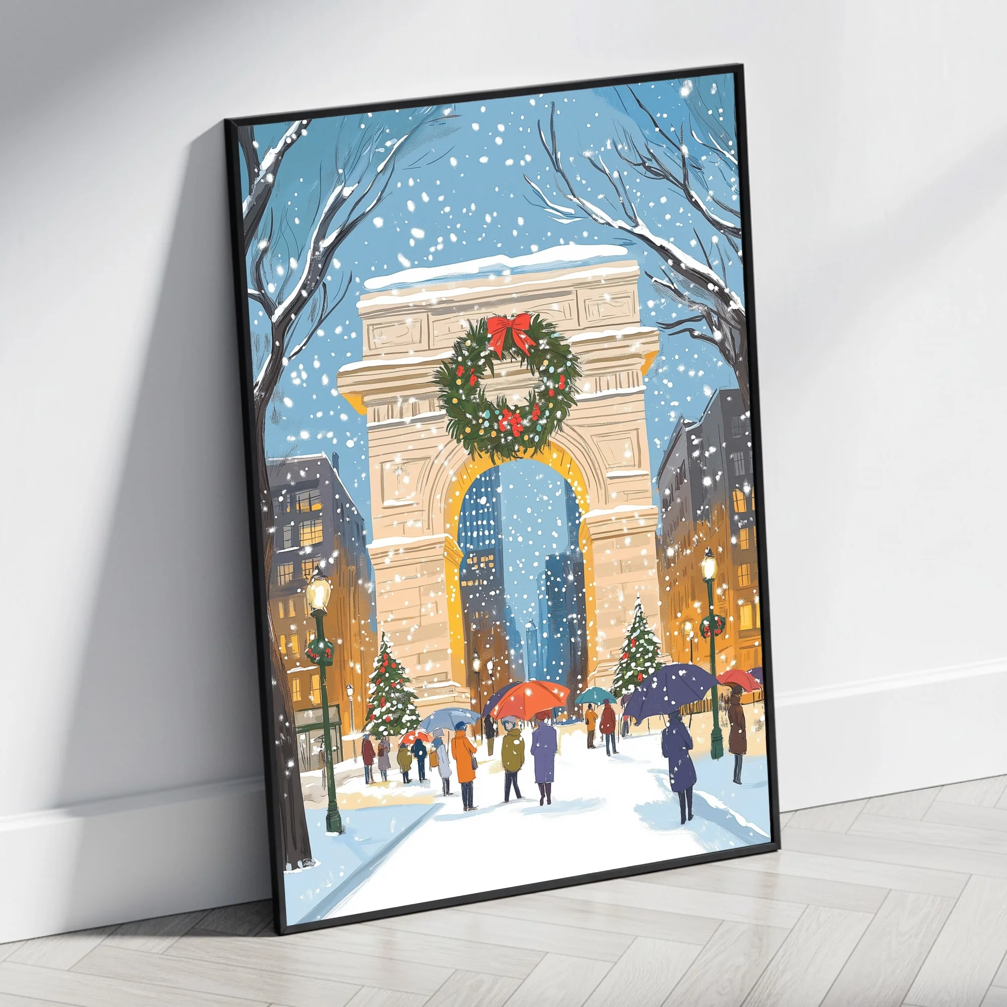 Snowy Archway | Winter Wonderland & Festive Lamps - Image 4