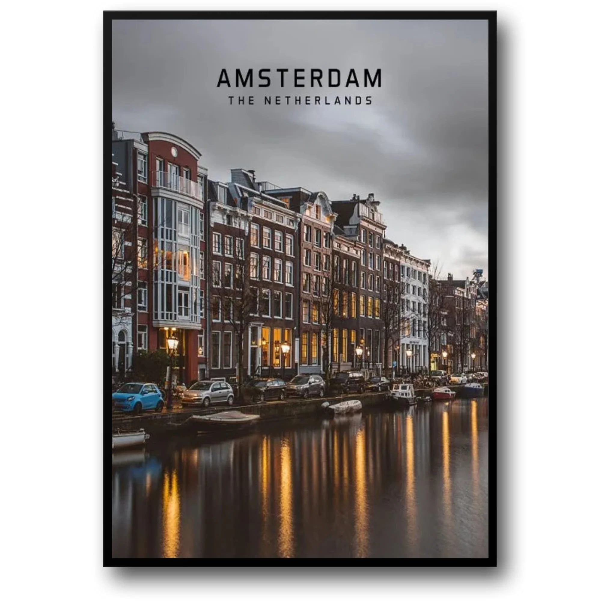 Amsterdam Canal Scene | European Cityscape