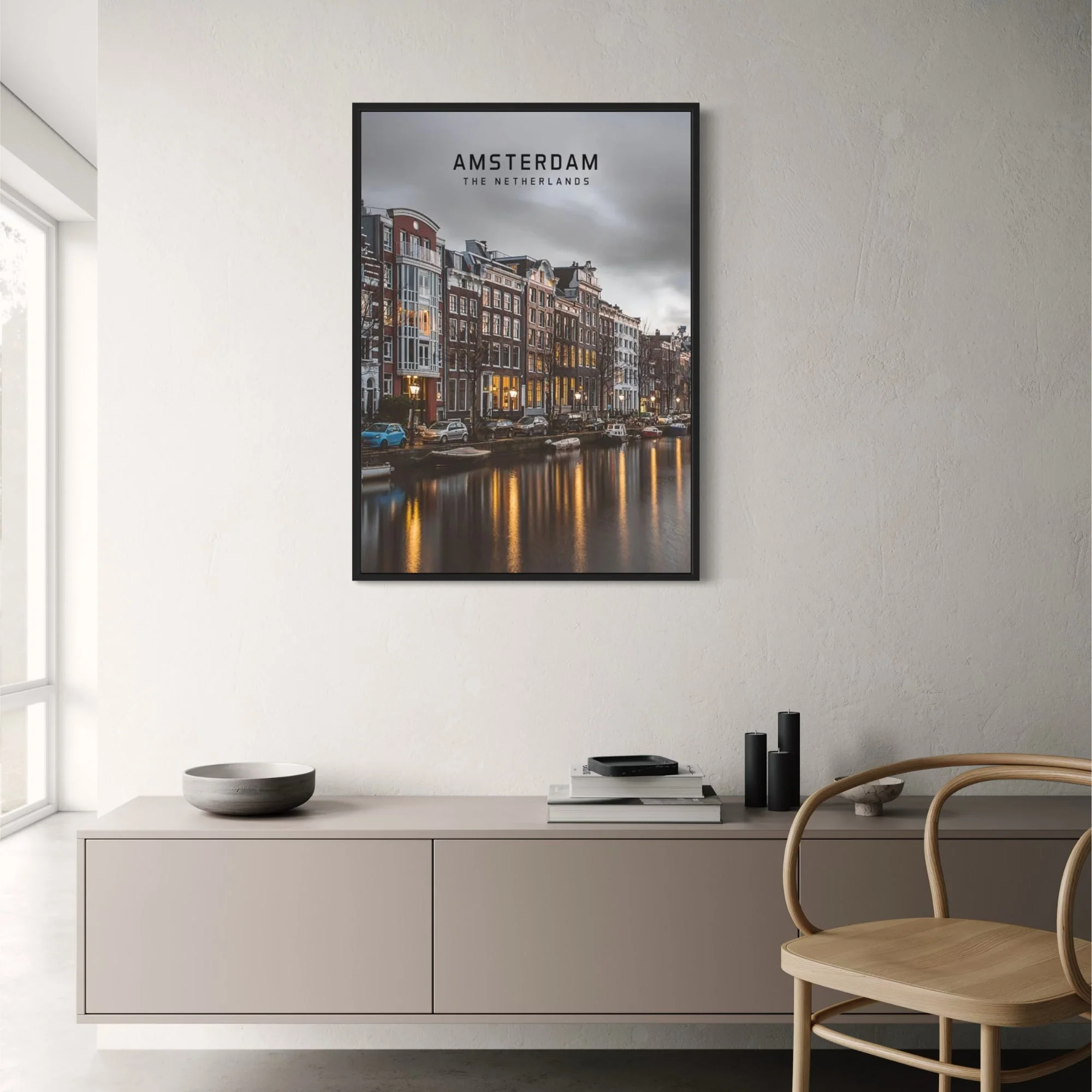 Amsterdam Canal Scene | European Cityscape - Image 2