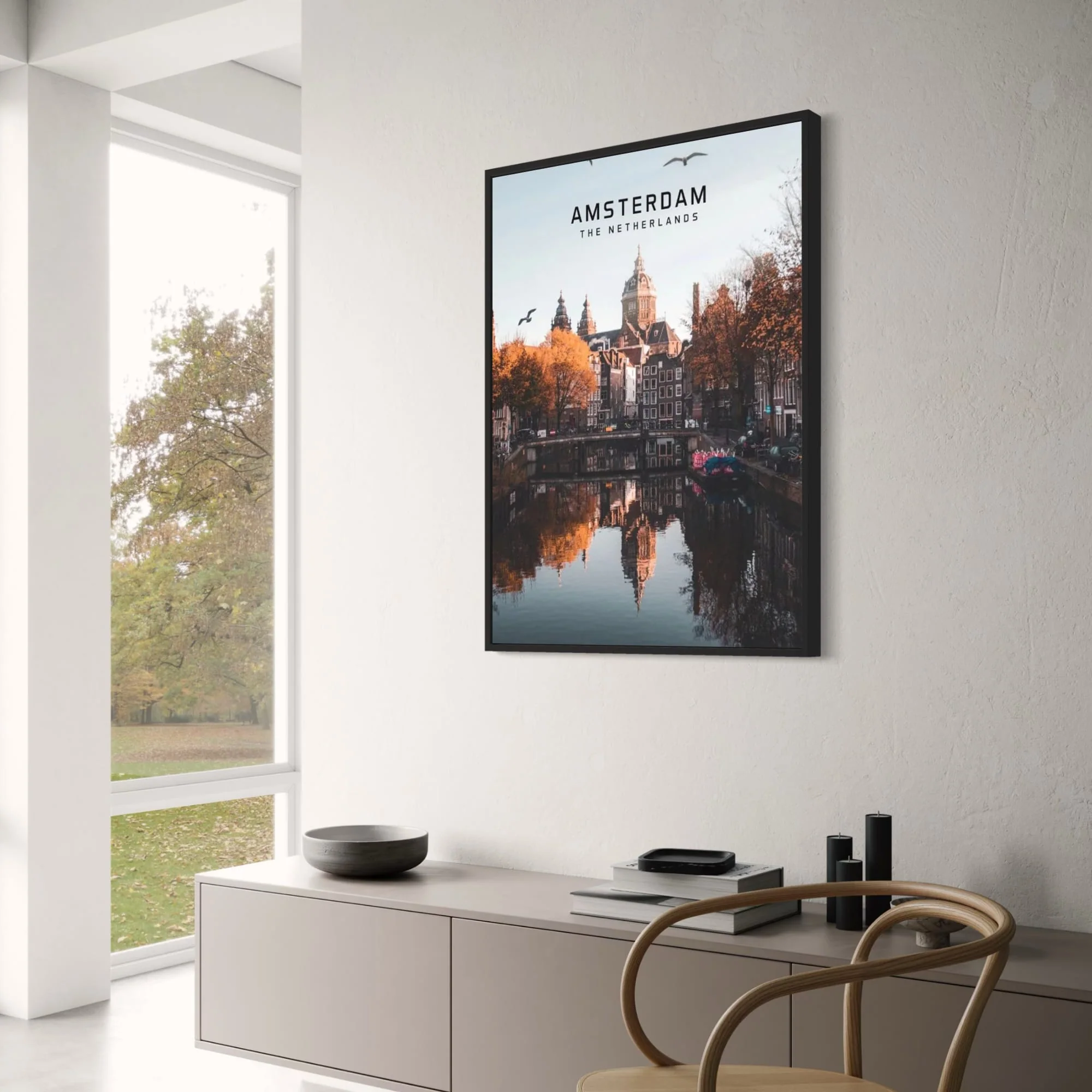 Amsterdam Cityscape | European Travel Art - Image 3