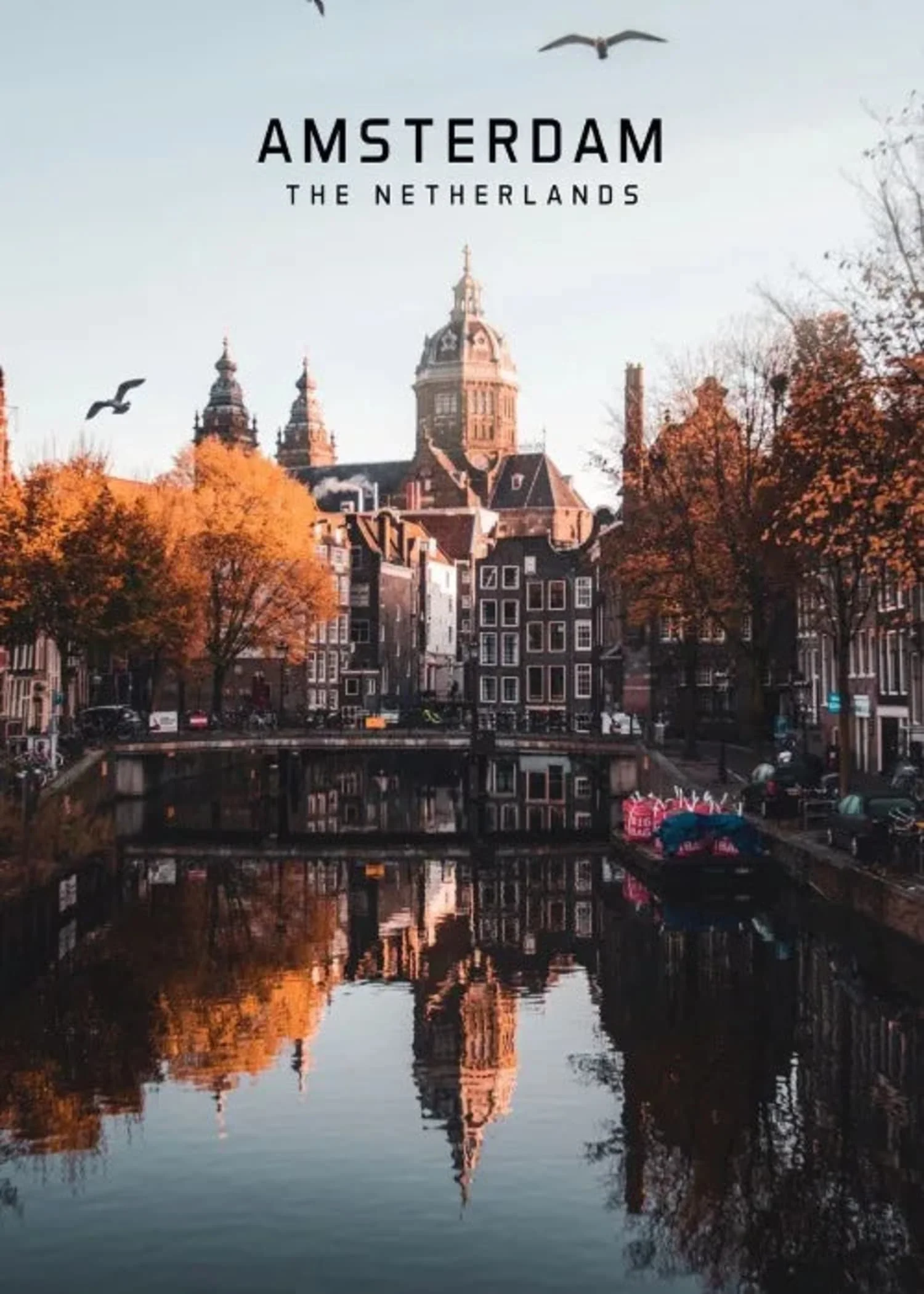 Amsterdam Cityscape | European Travel Art - Image 4