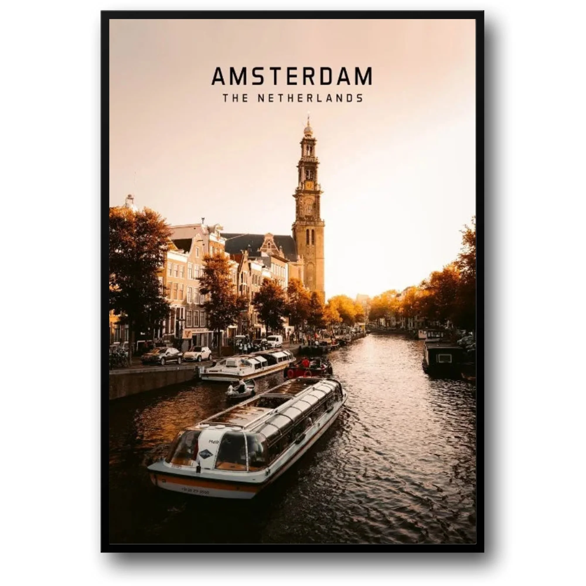 Amsterdam Cityscape | European Travel Art