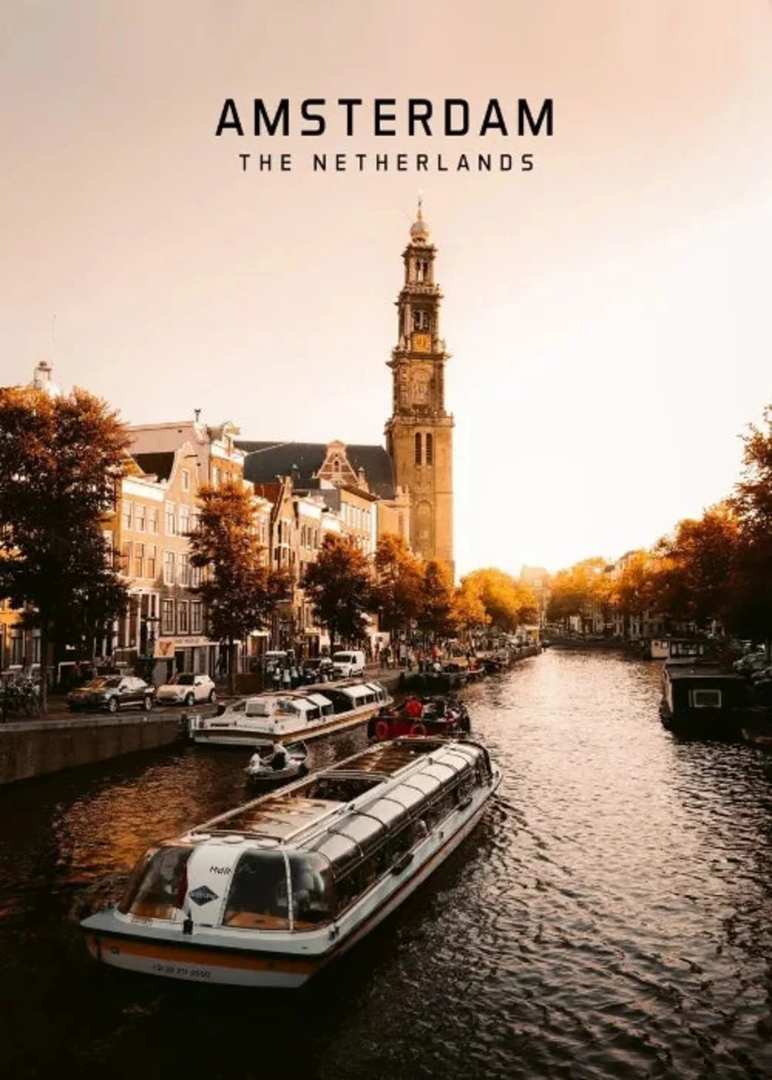 Amsterdam Cityscape | European Travel Art - Image 4