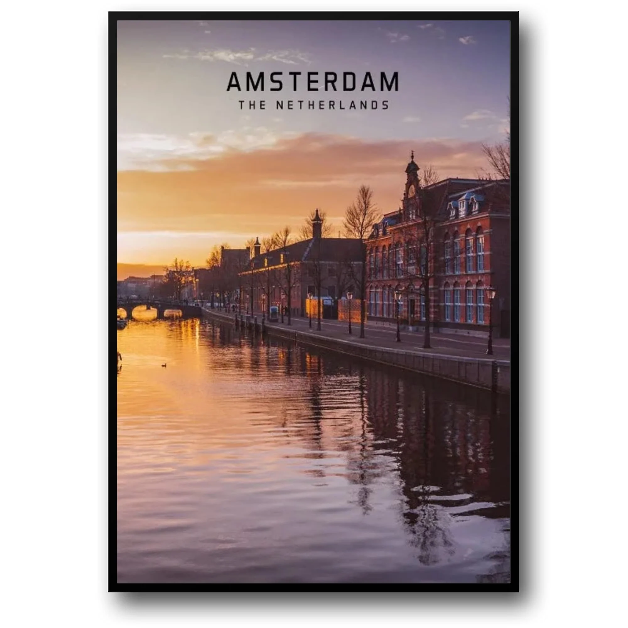 Amsterdam Sunset | European Cityscape