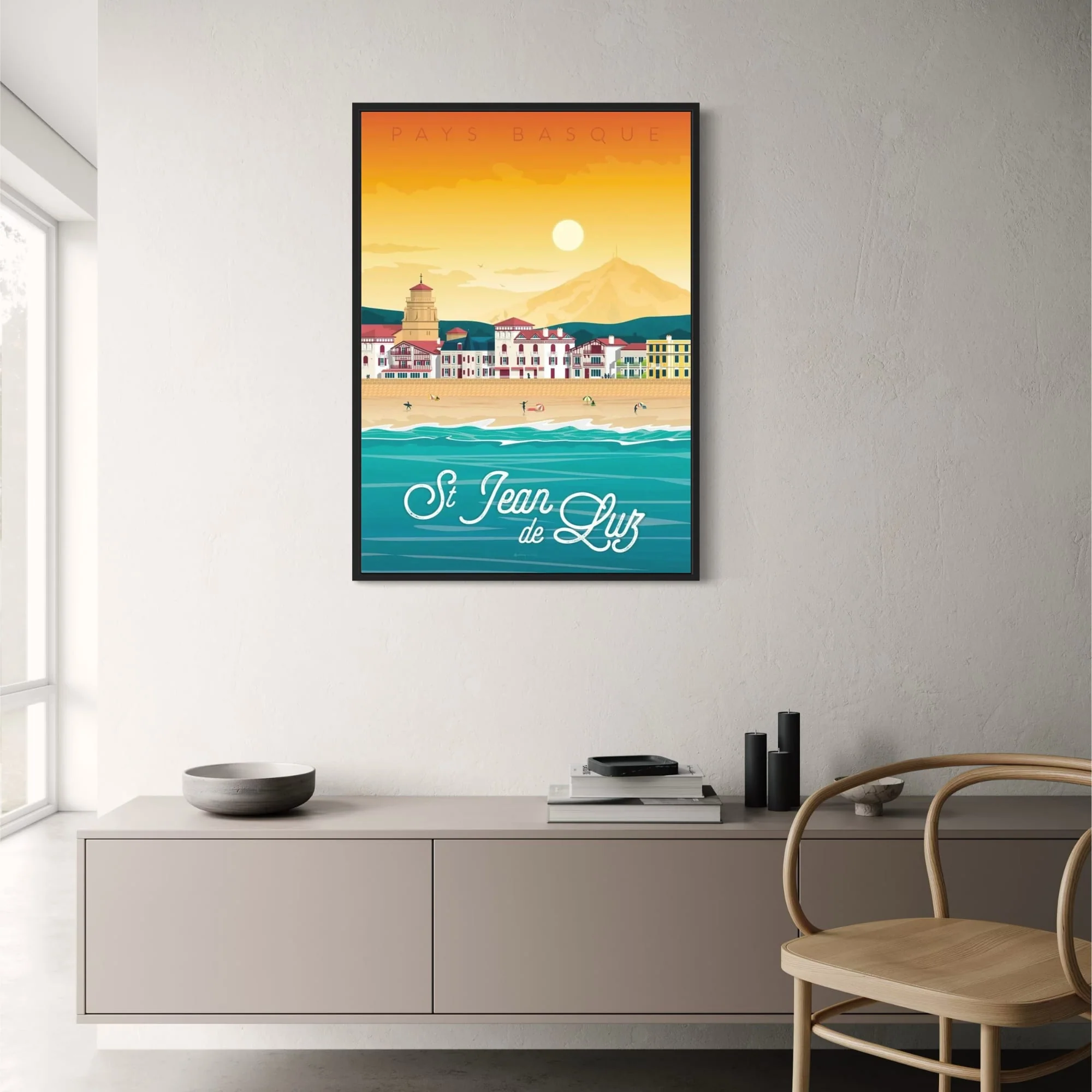 Saint Jean de Luz | France Travel Art - Image 2