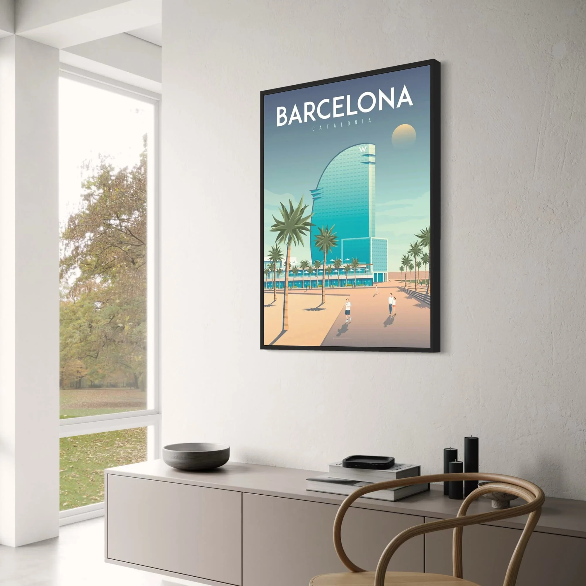 Barcelona Cityscape | Vibrant Spanish Architecture - Image 3