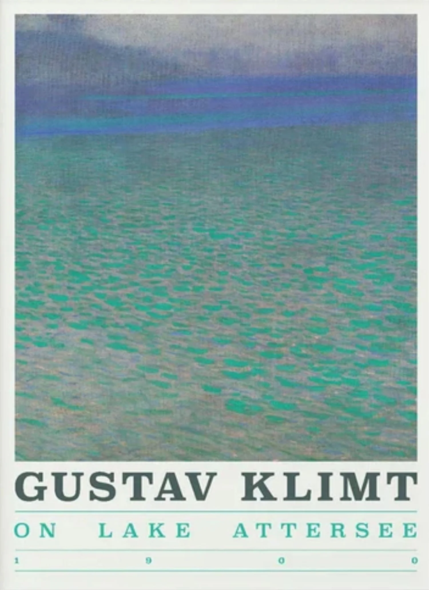 Lake Attersee by Gustav Klimt | Tranquil Landscape - Image 4