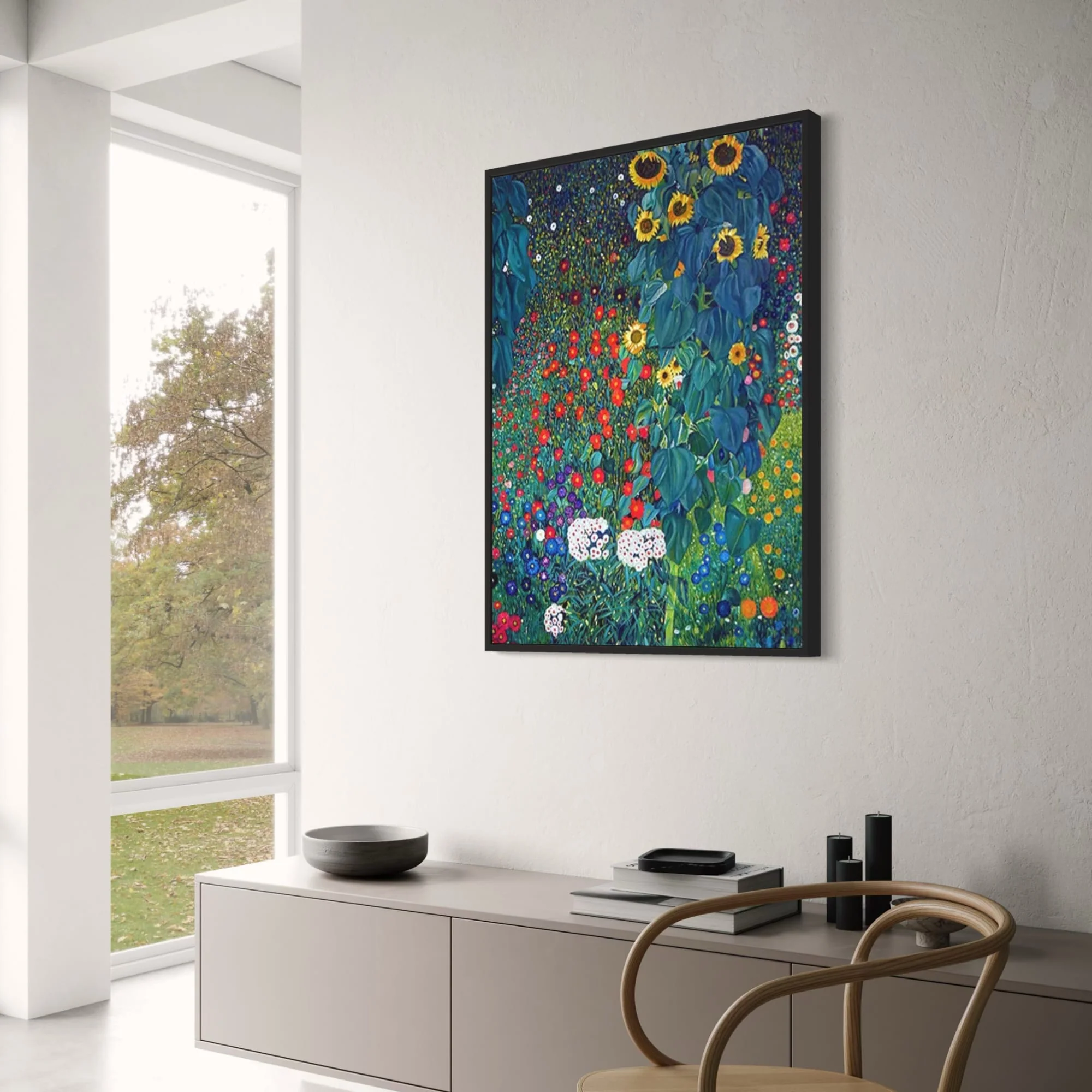 Gustav Klimt | Farm Garden with Sunflowers | Impressionist Floral - Image 3