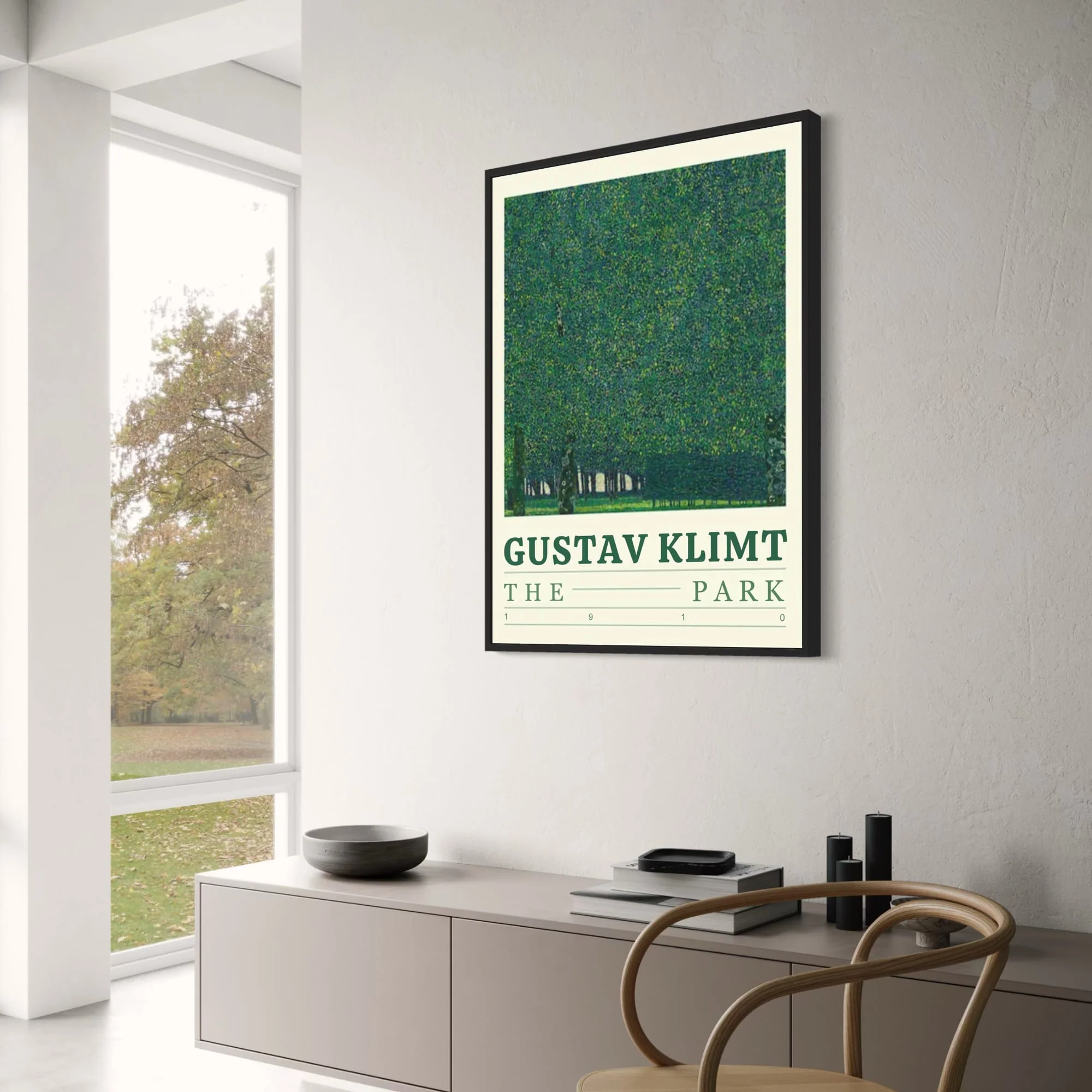 Klimt's The Park | Impressionist Landscape - Image 3