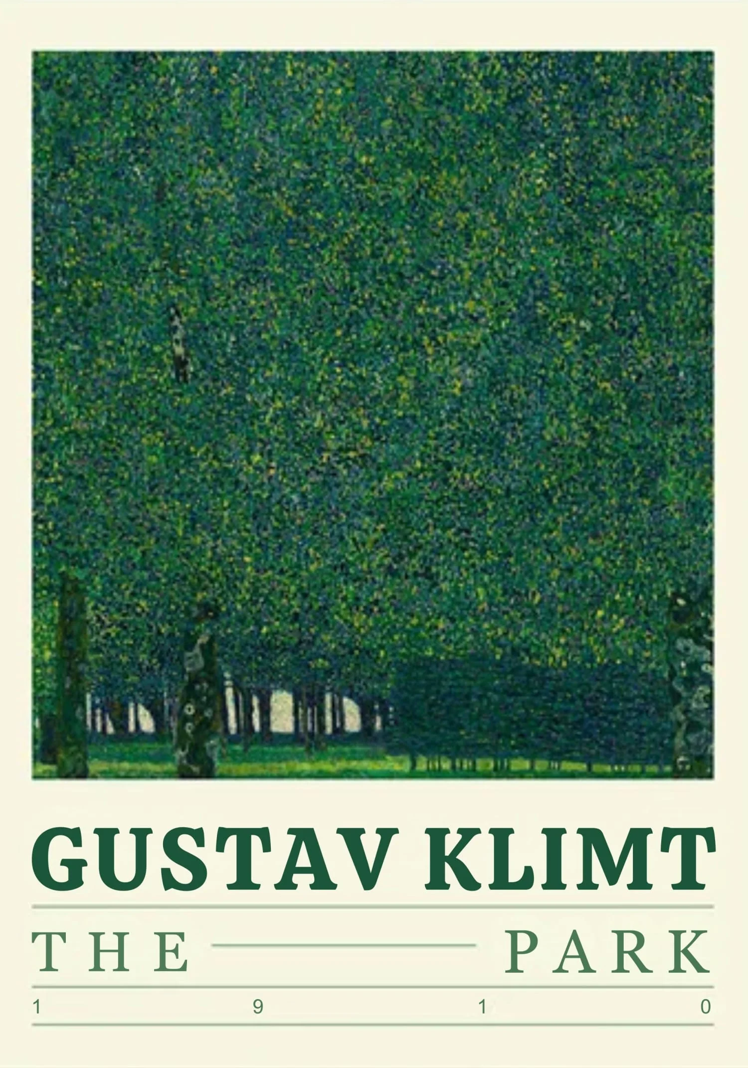 Klimt's The Park | Impressionist Landscape - Image 4
