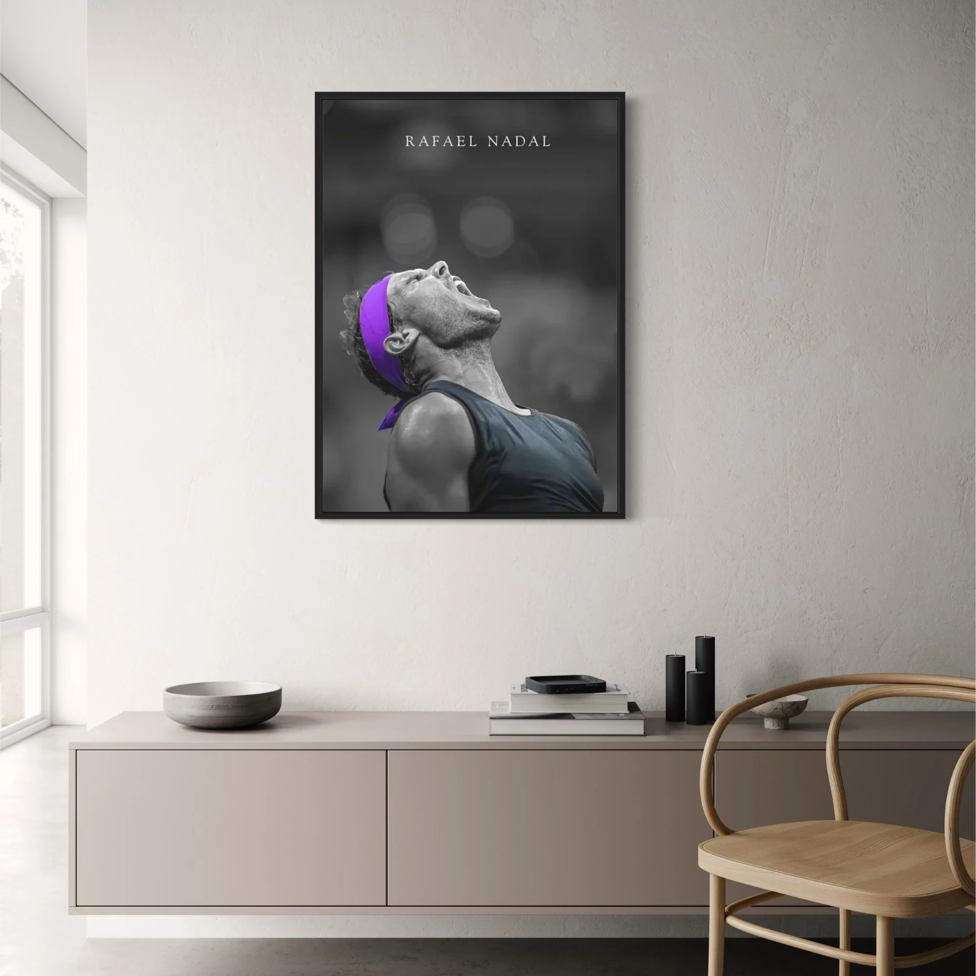 Rafael Nadal Purple Passion | Tennis Legend - Image 2