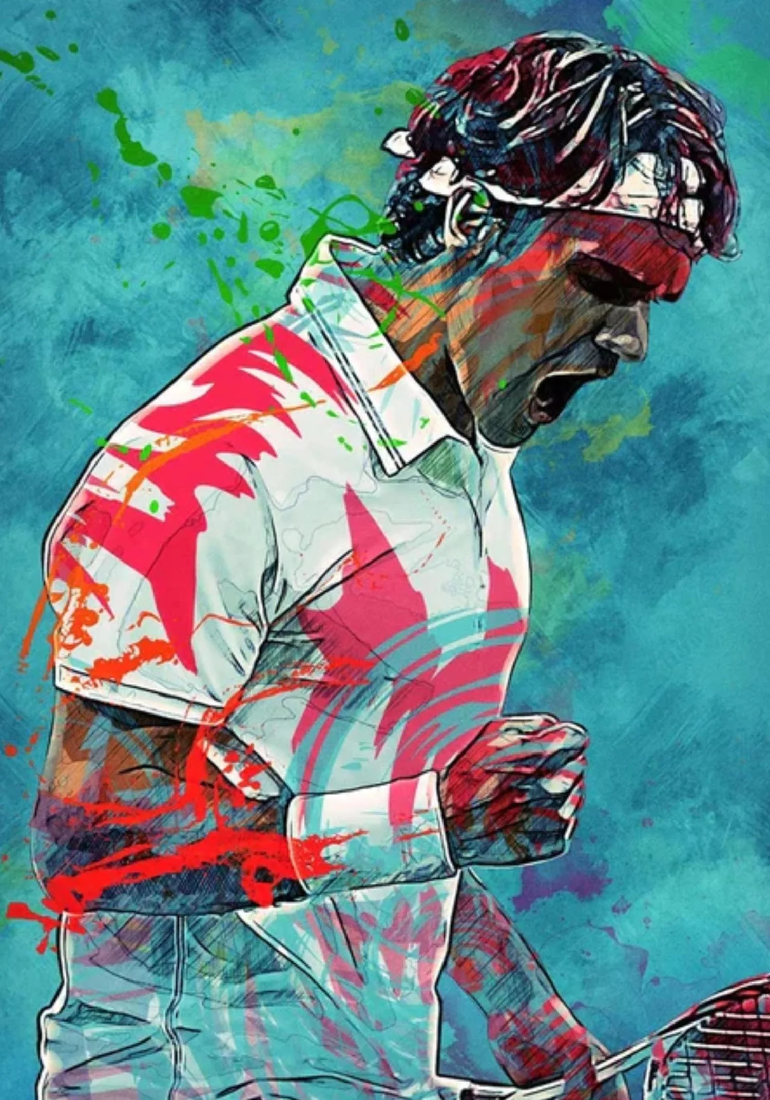 Roger Federer | Artful Tennis Celebration - Image 4