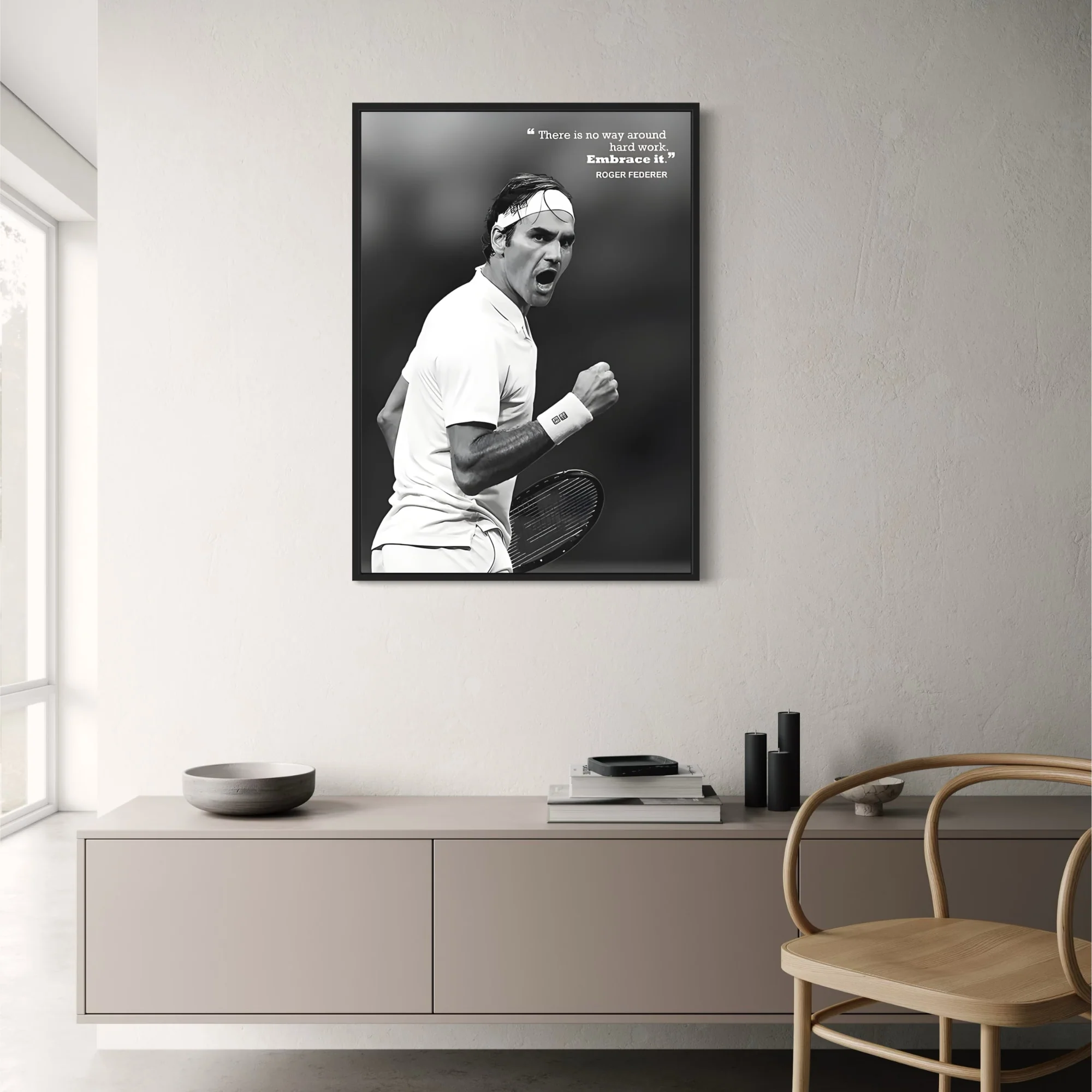 Roger Federer | Tennis Motivational Quote - Image 2