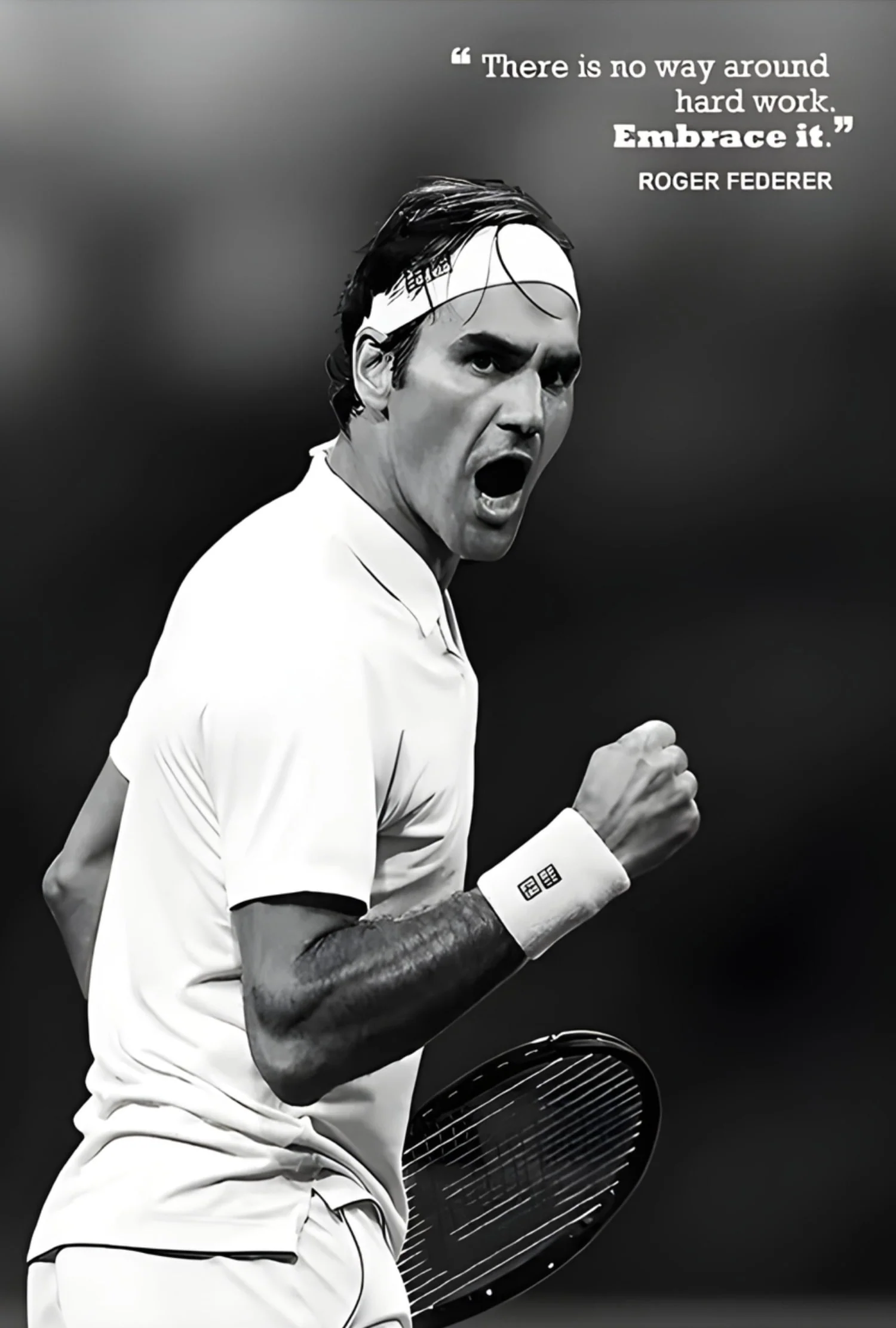 Roger Federer | Tennis Motivational Quote - Image 4