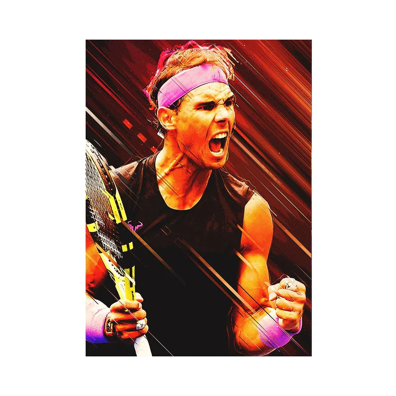 Rafael Nadal Celebration | Tennis Art