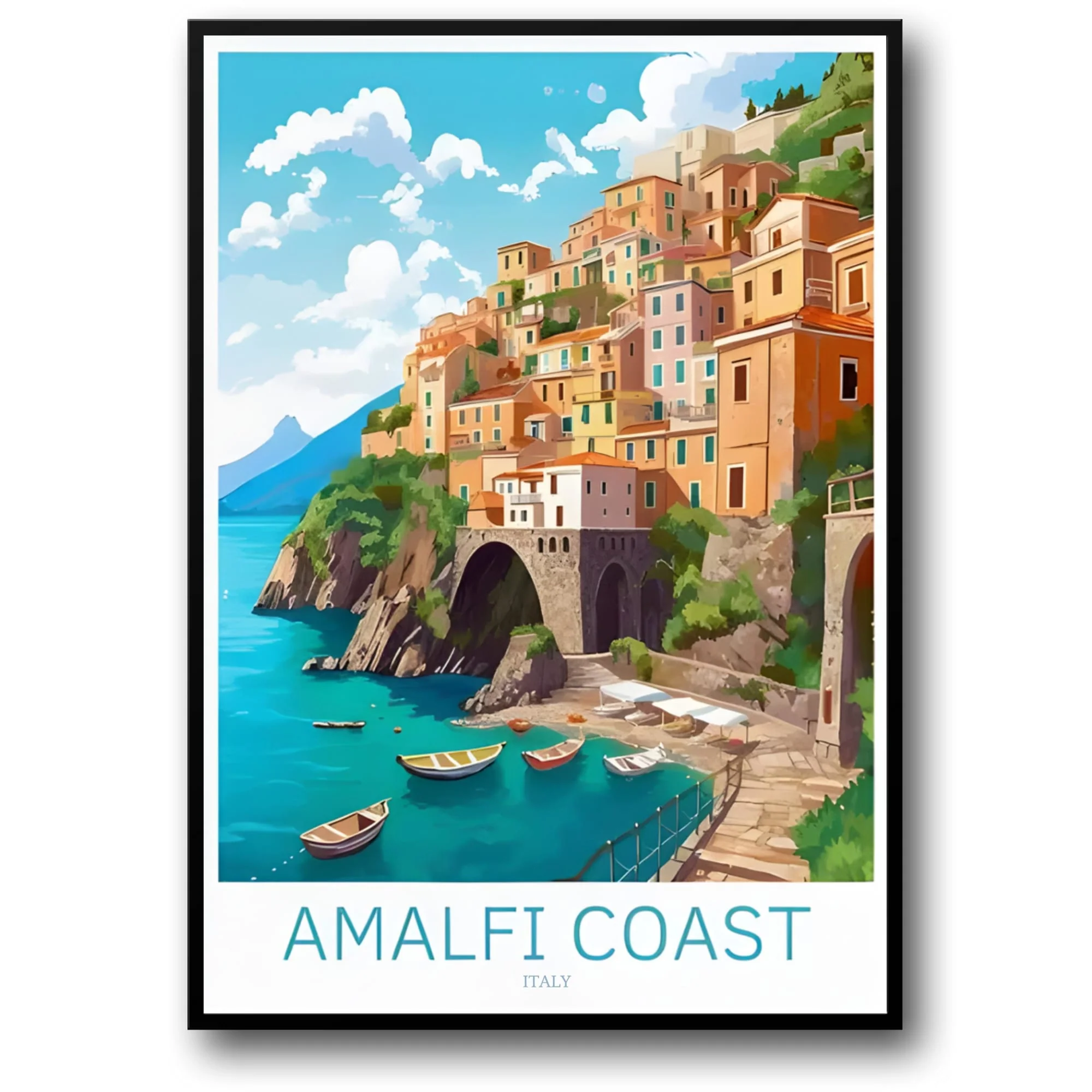 Amalfi Coast Beauty | Scenic Italy Travel Art