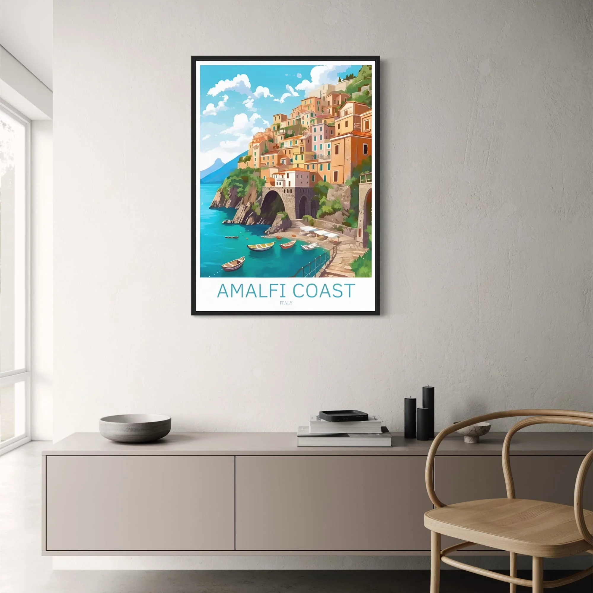 Amalfi Coast Beauty | Scenic Italy Travel Art - Image 2