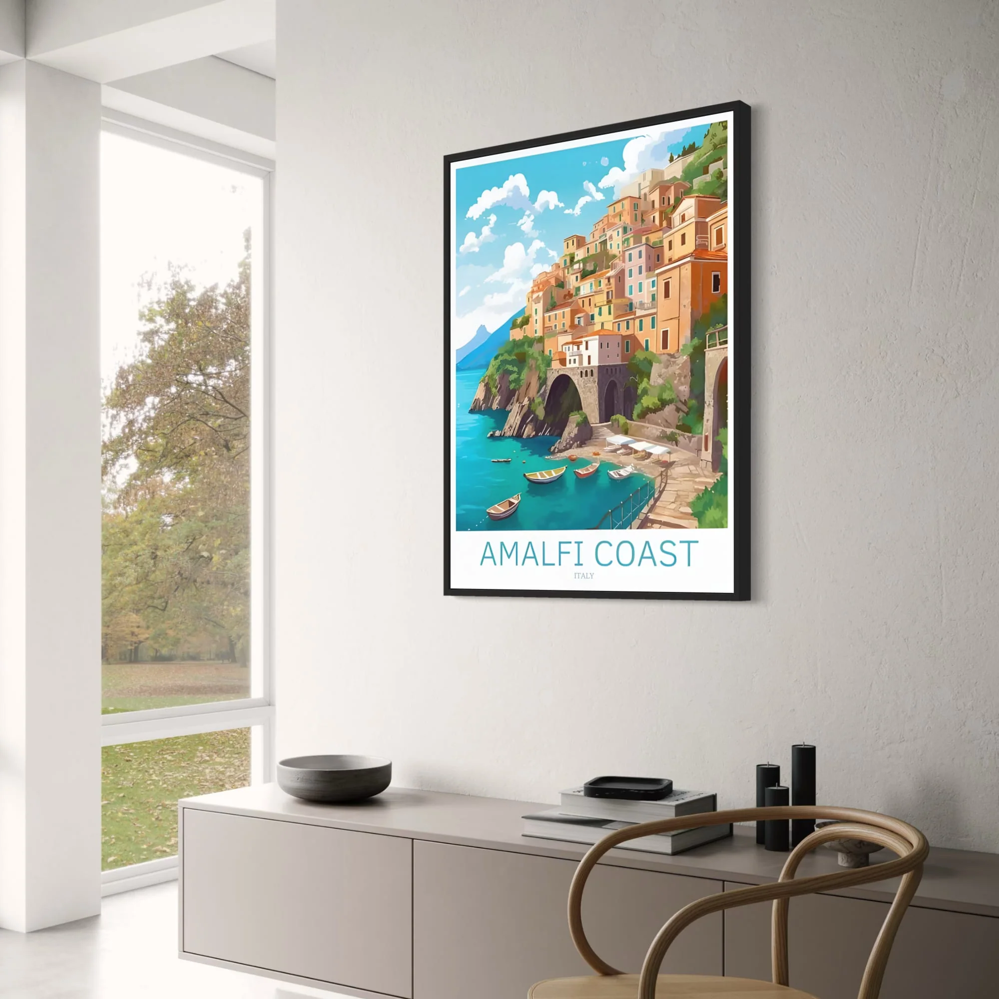 Amalfi Coast Beauty | Scenic Italy Travel Art - Image 3