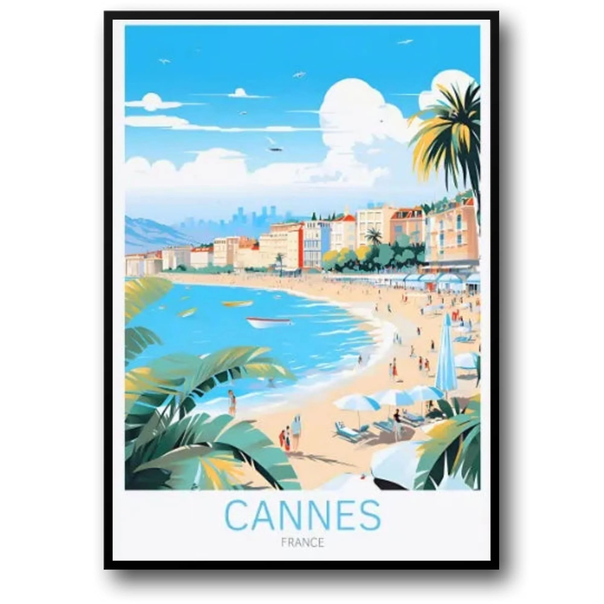 Cannes | Iconic Scenic Travel Art