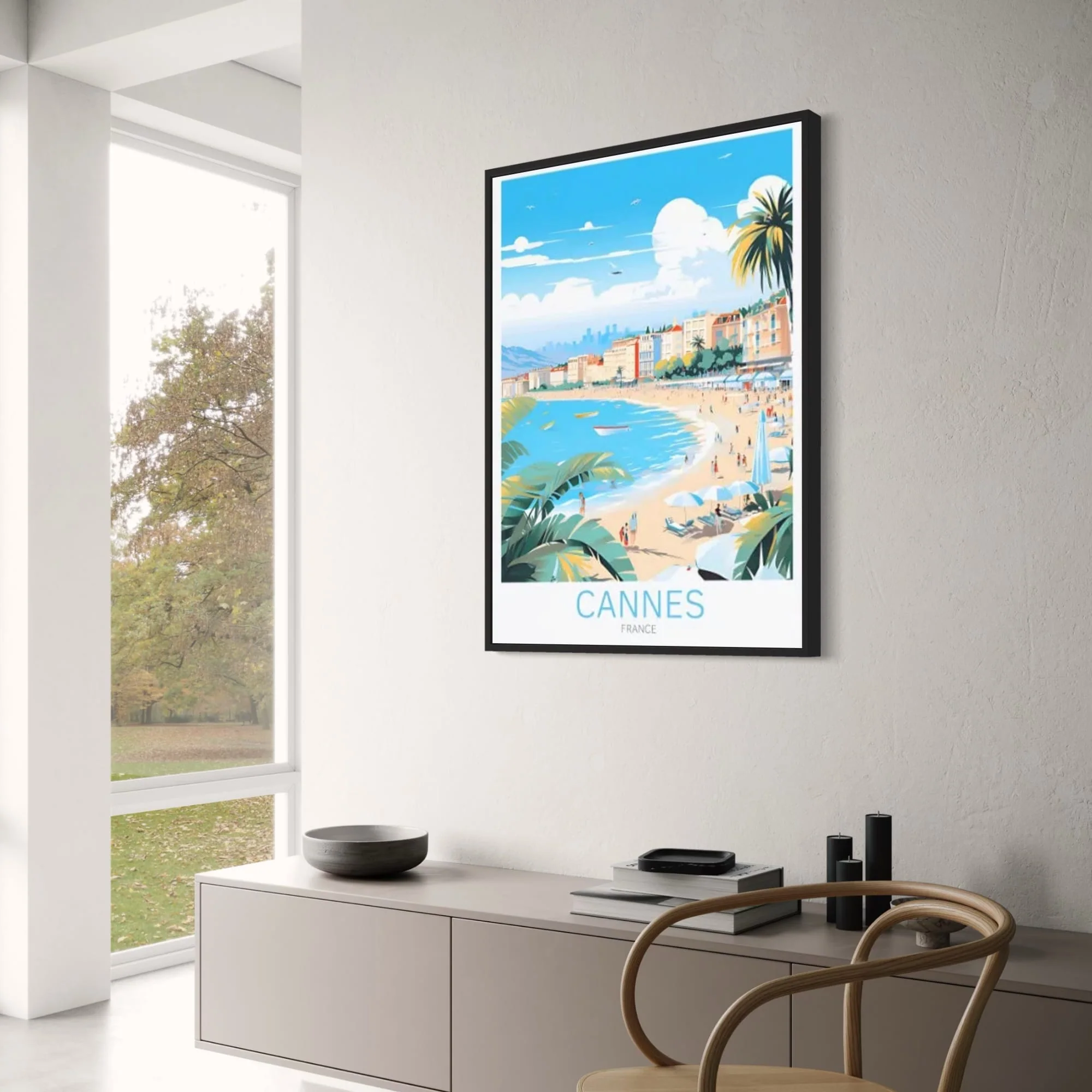 Cannes | Iconic Scenic Travel Art - Image 3