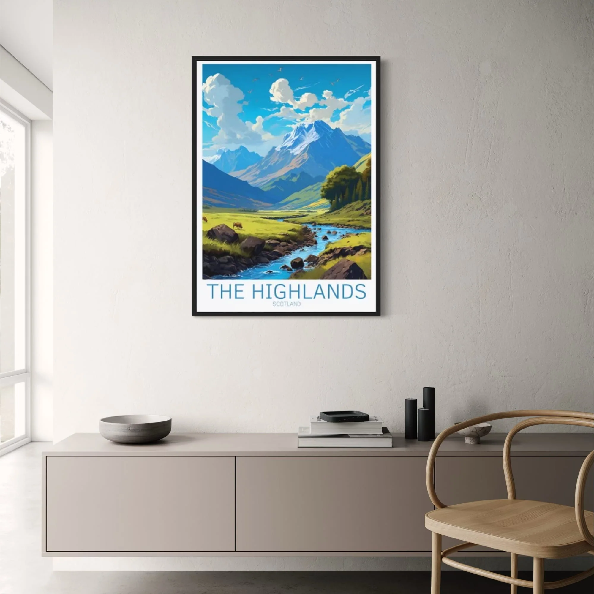 Scottish Highlands River | Serene Nature Landscape - Image 2