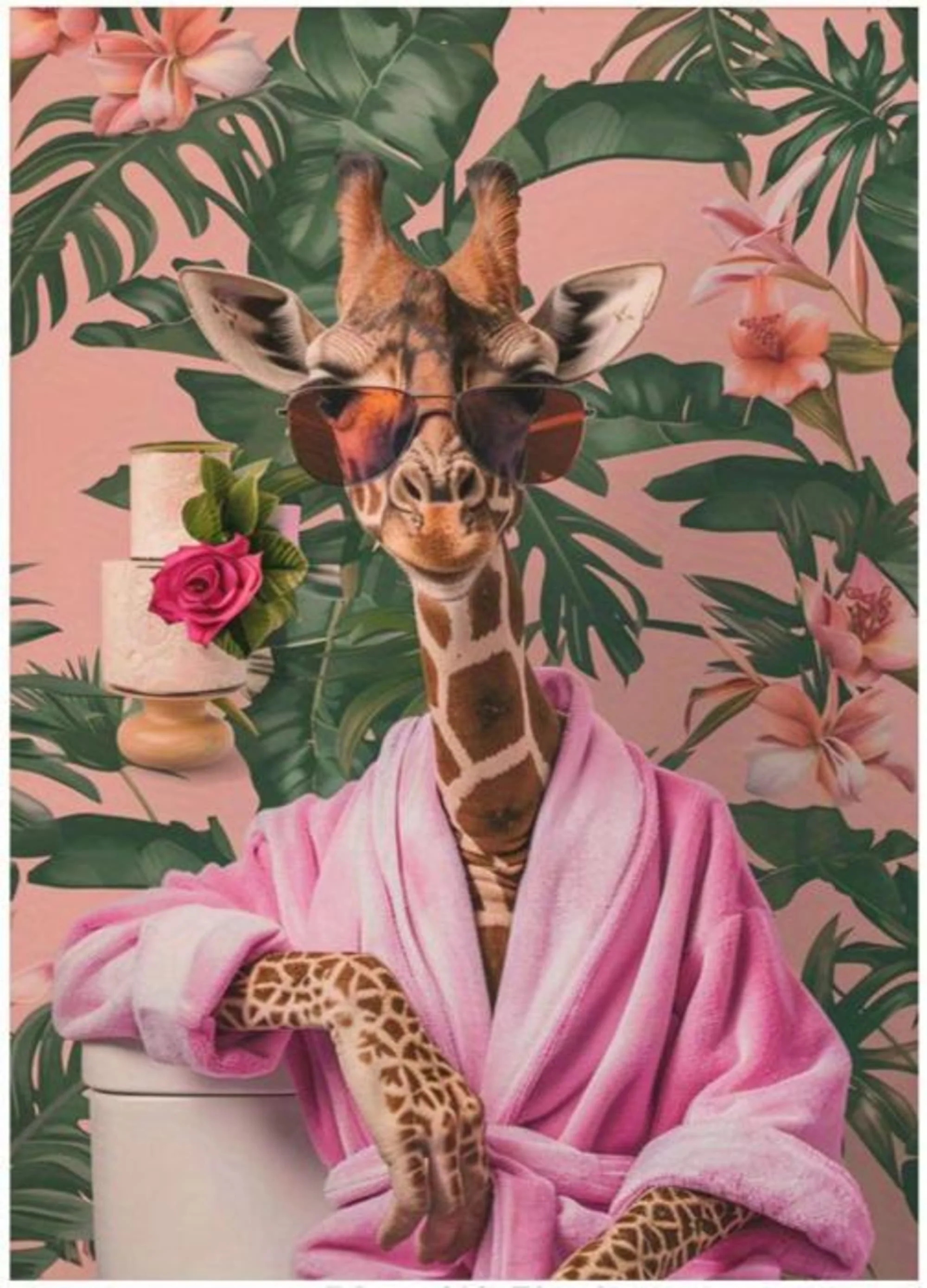 Royal Giraffe | Punk Animal Art - Image 4