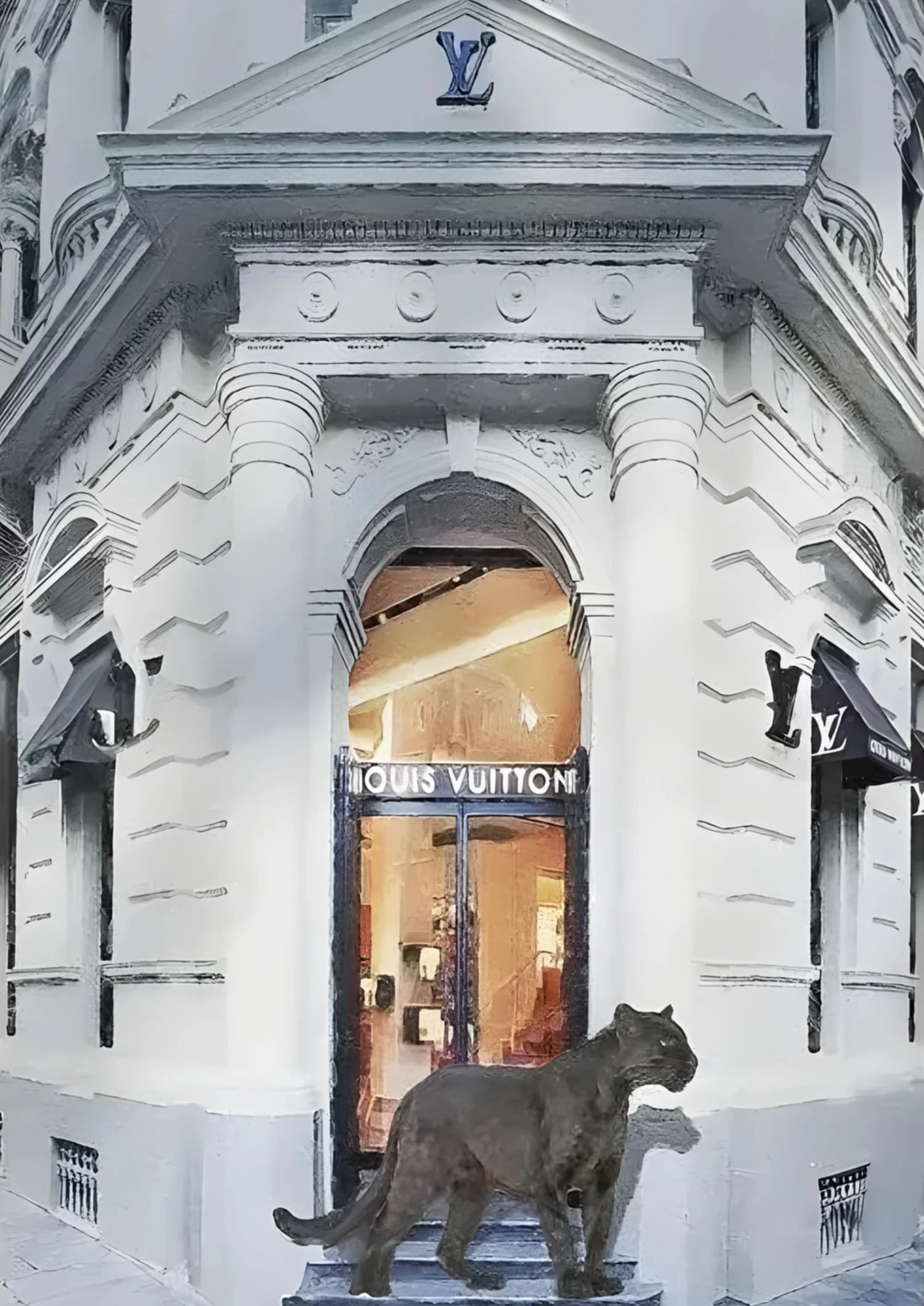 Louis Vuitton Panther | Paris Fashion Silhouettes - Image 4