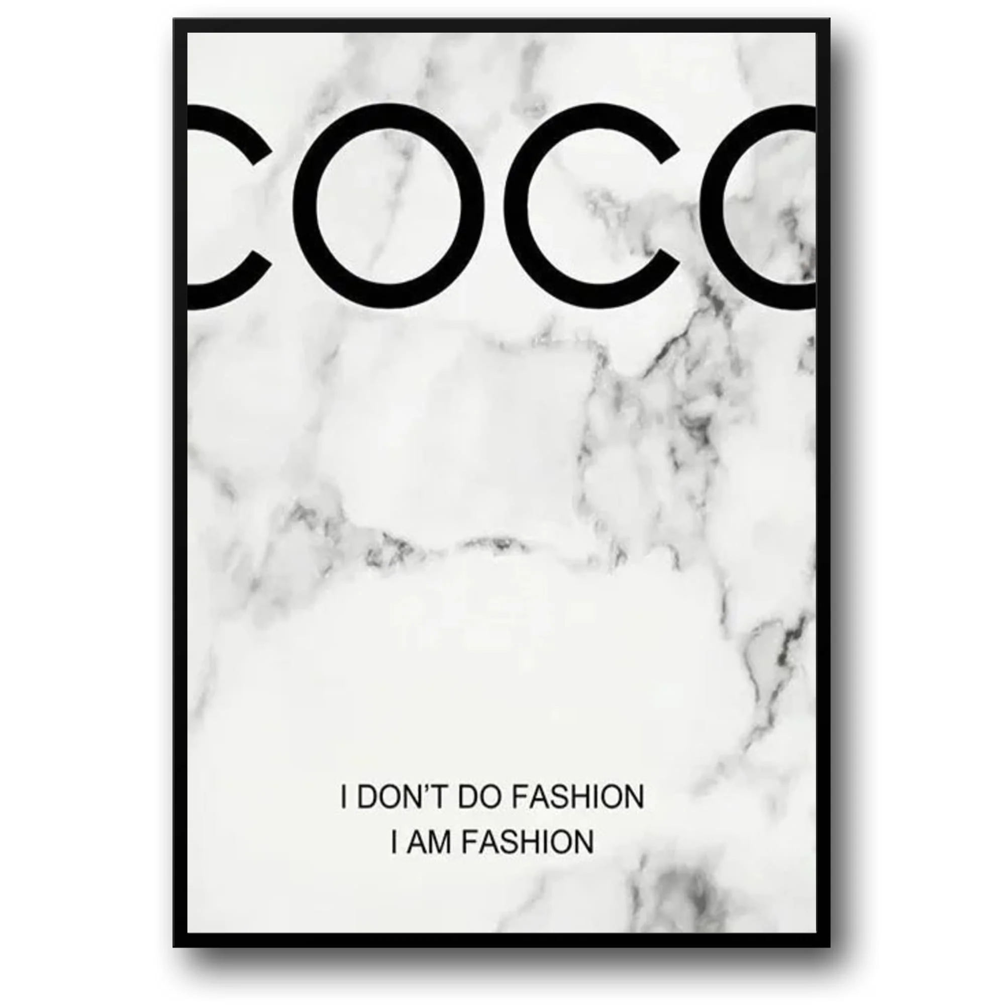 Coco Chanel Quote | Marble Design