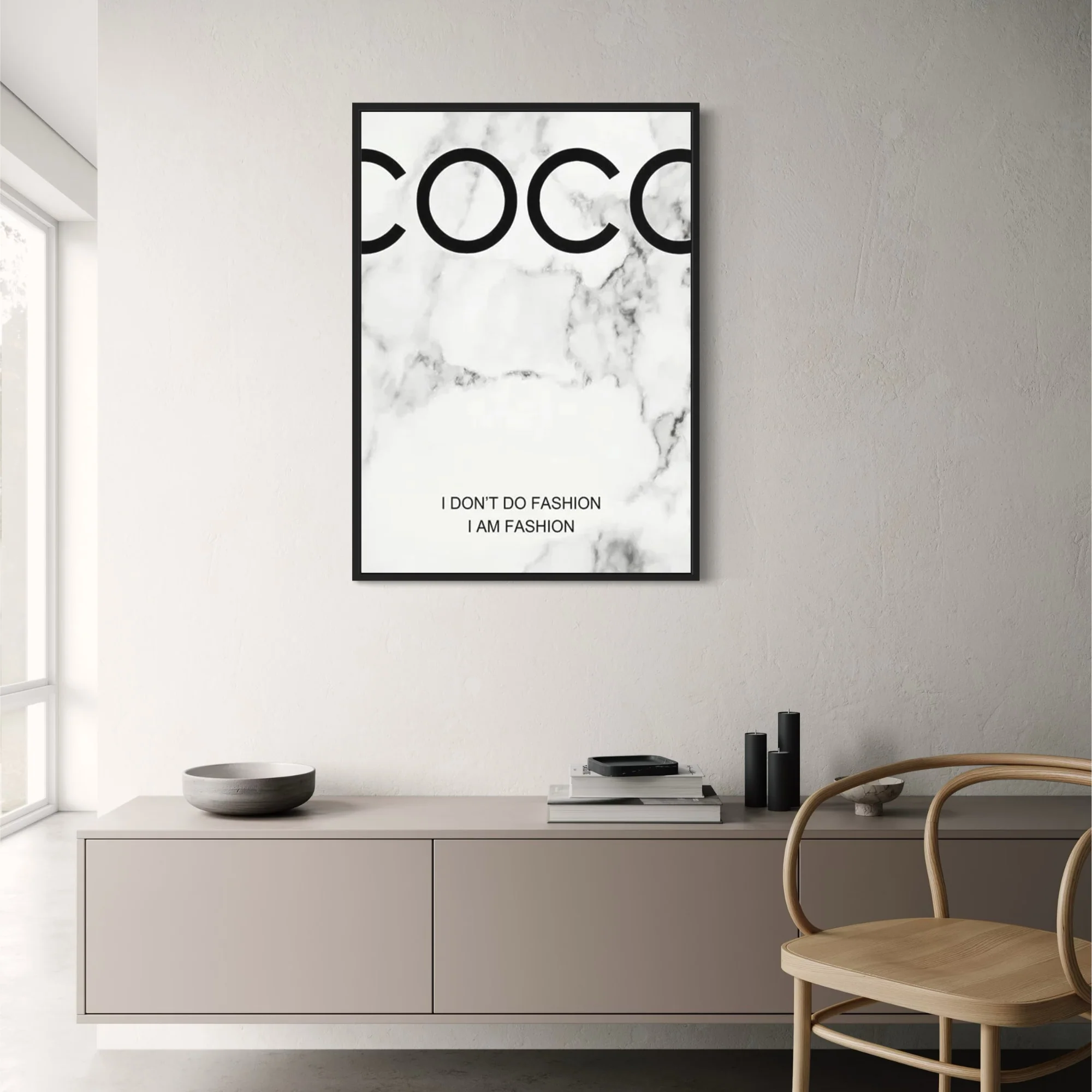 Coco Chanel Quote | Marble Design - Image 2