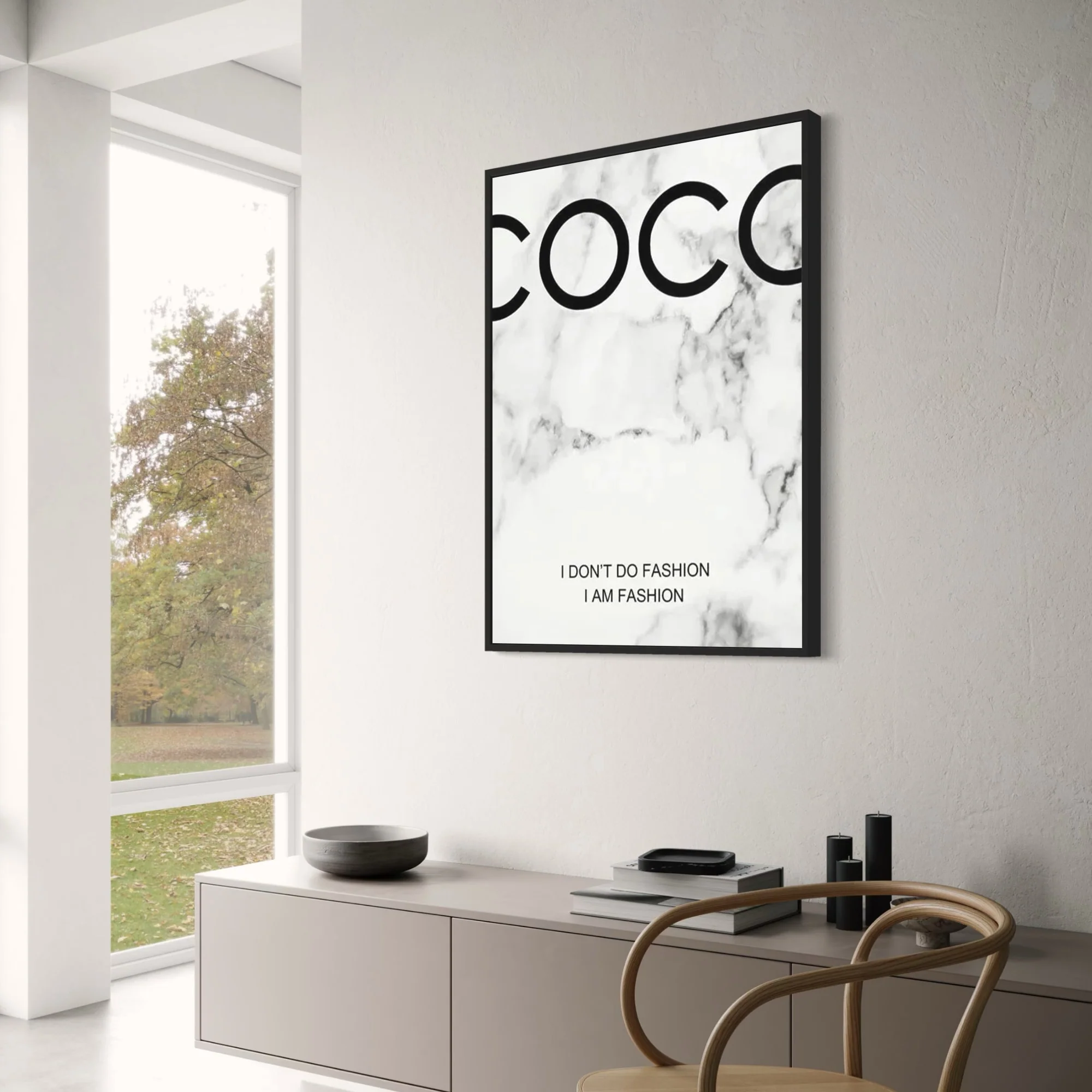 Coco Chanel Quote | Marble Design - Image 3
