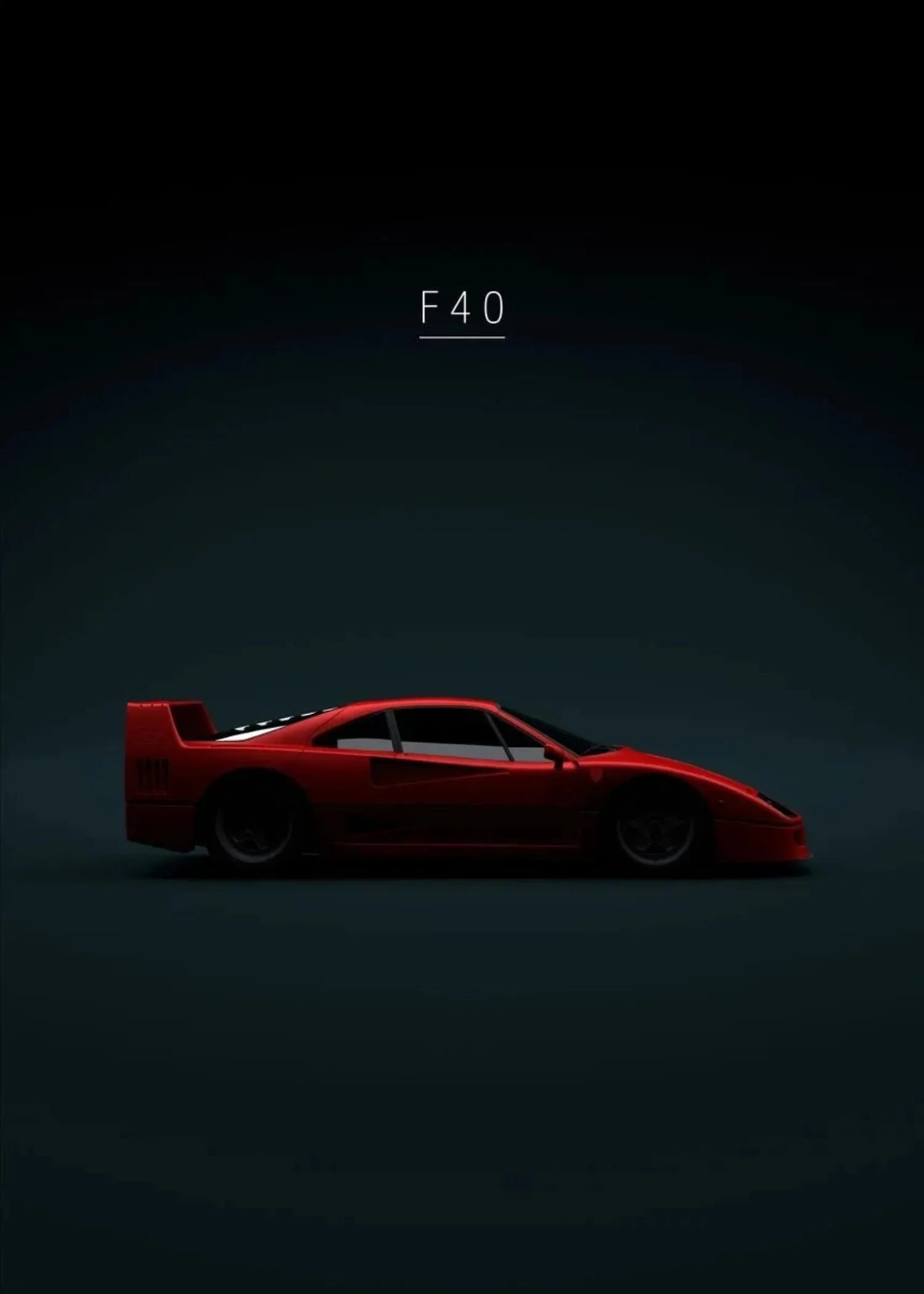 Ferrari F40 | Iconic Supercar Art - Image 4
