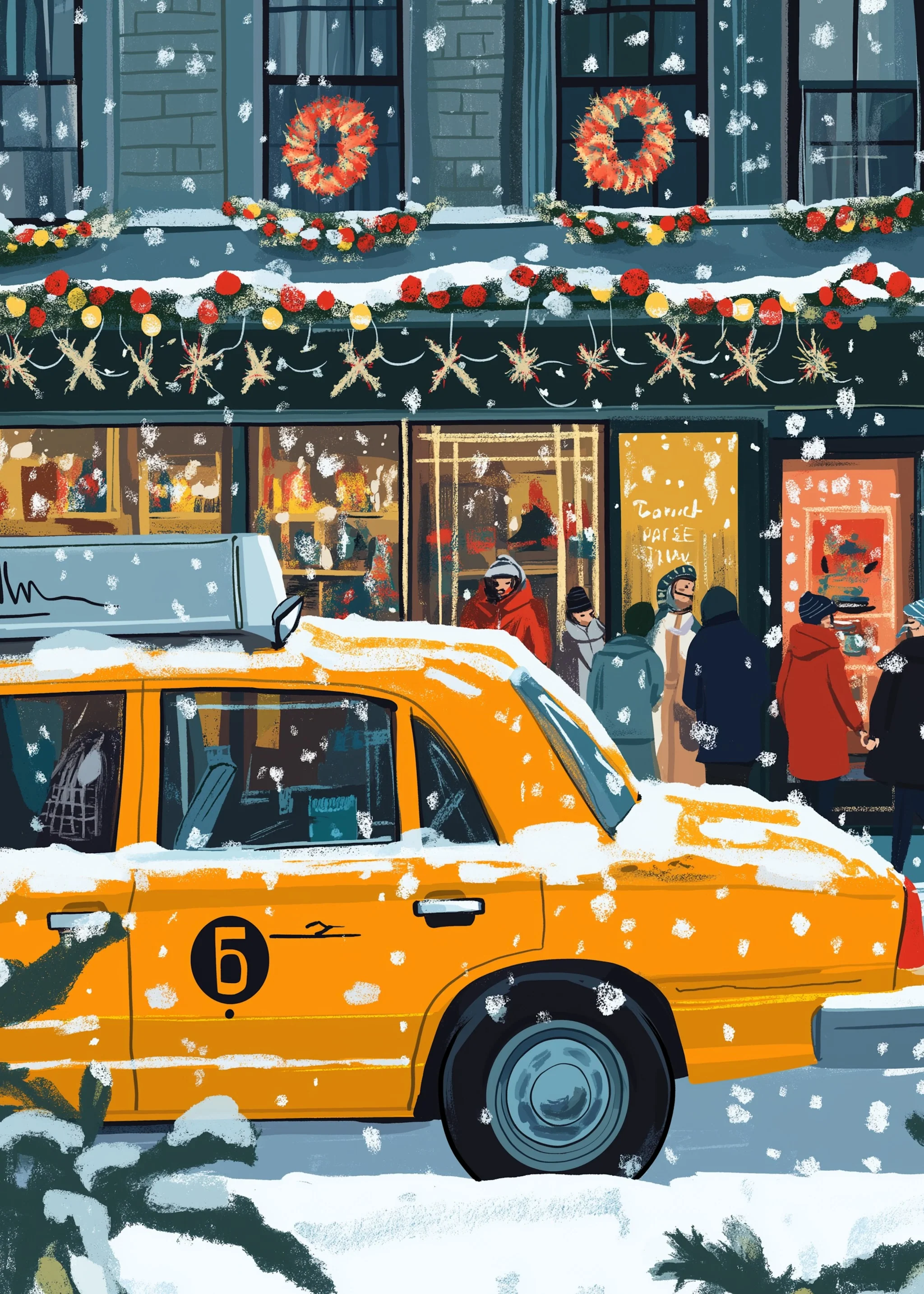 Urban Winter | Yellow Taxi - Image 5