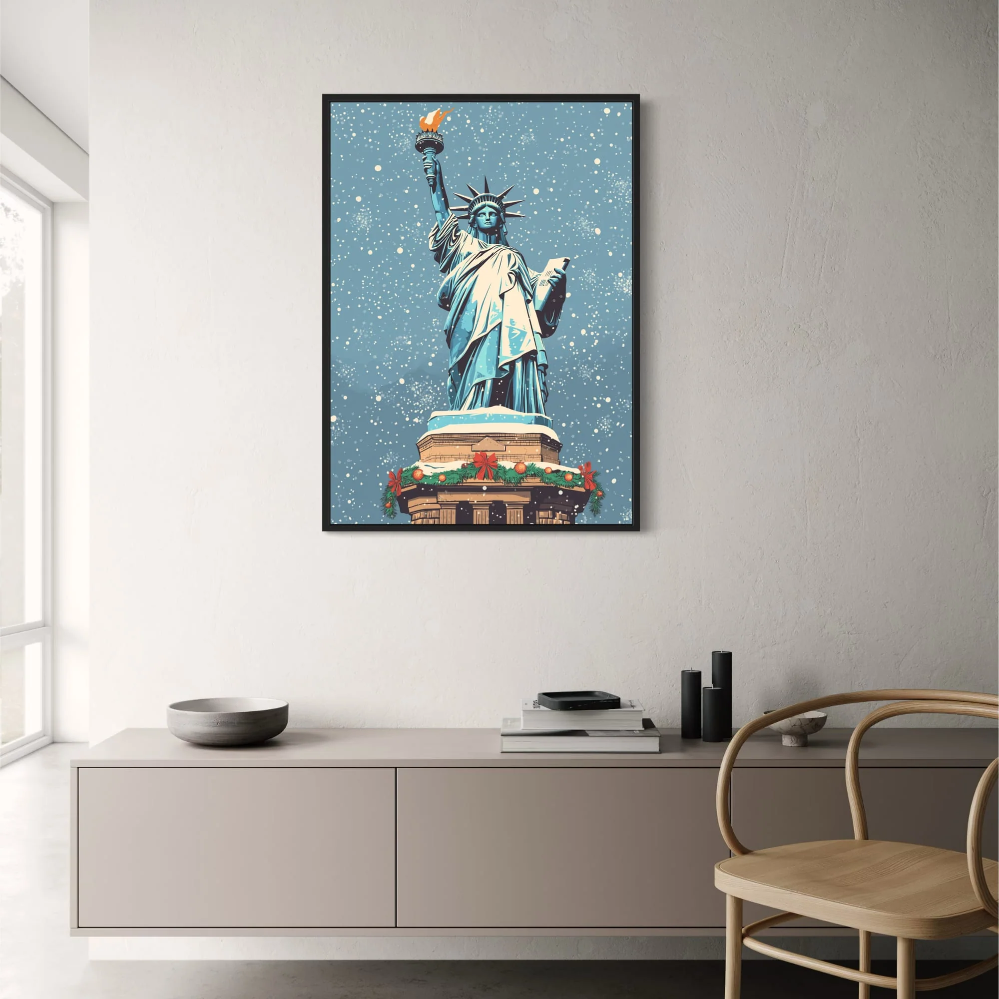 Festive Winter | Statue of Liberty Christmas - Image 2