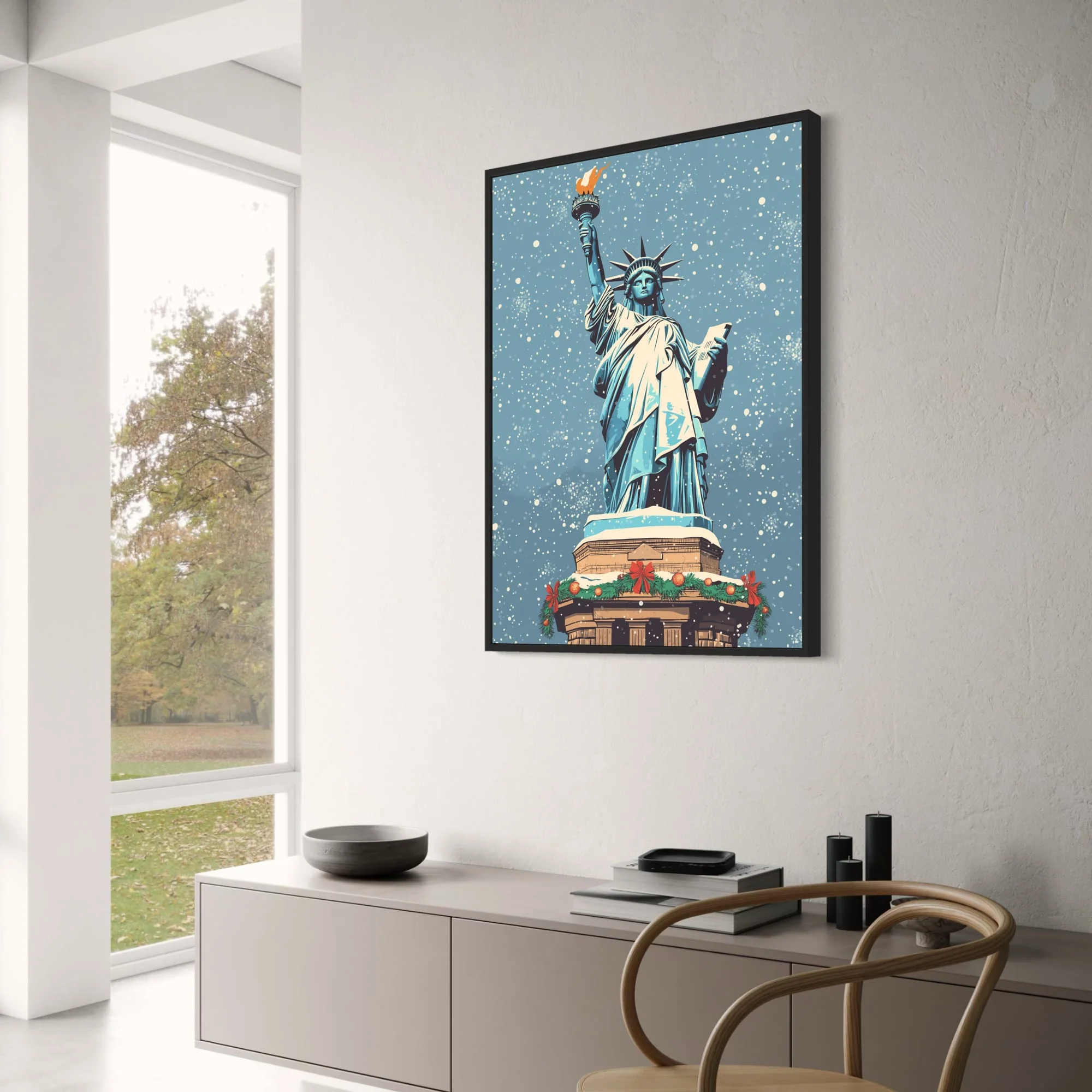 Festive Winter | Statue of Liberty Christmas - Image 3