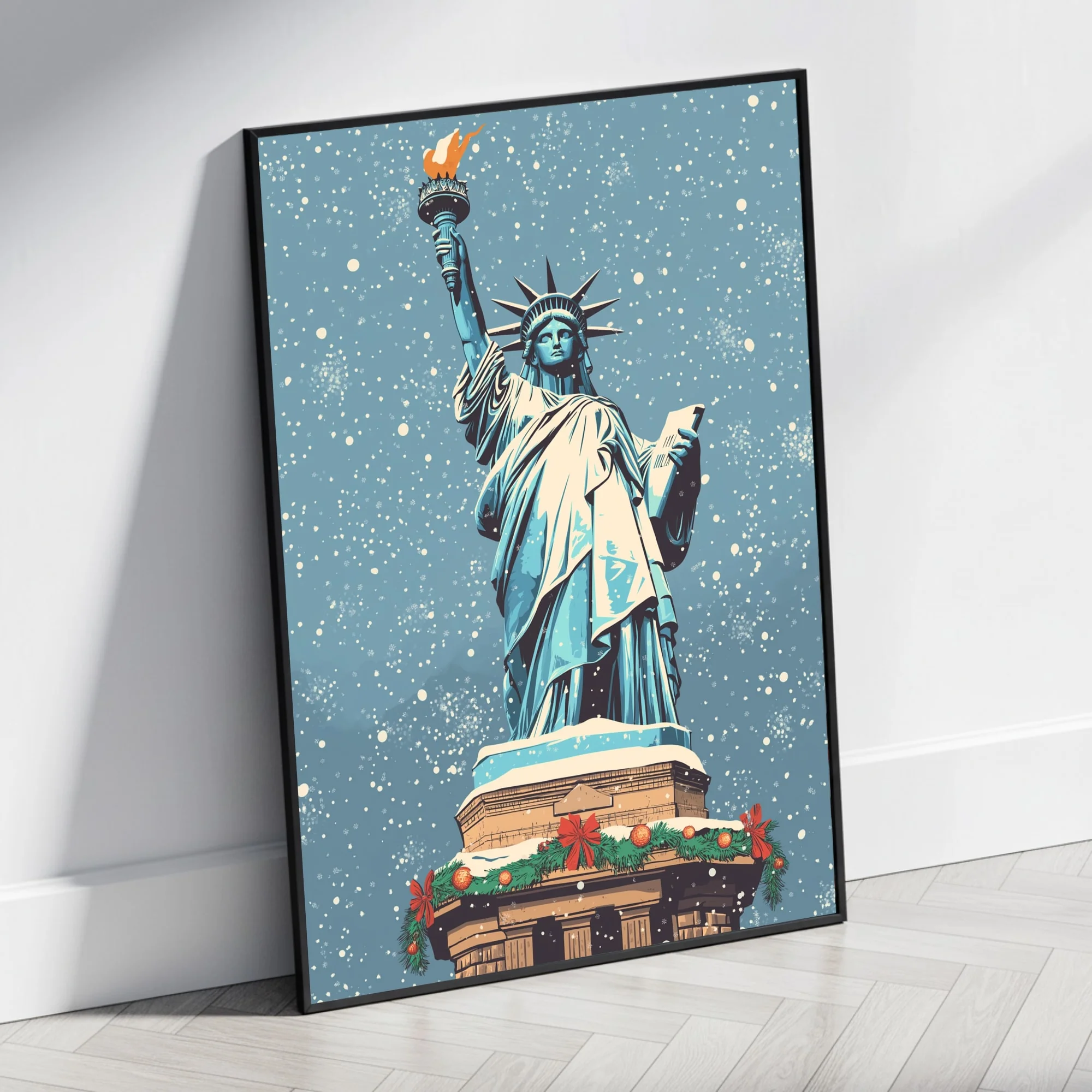 Festive Winter | Statue of Liberty Christmas - Image 4