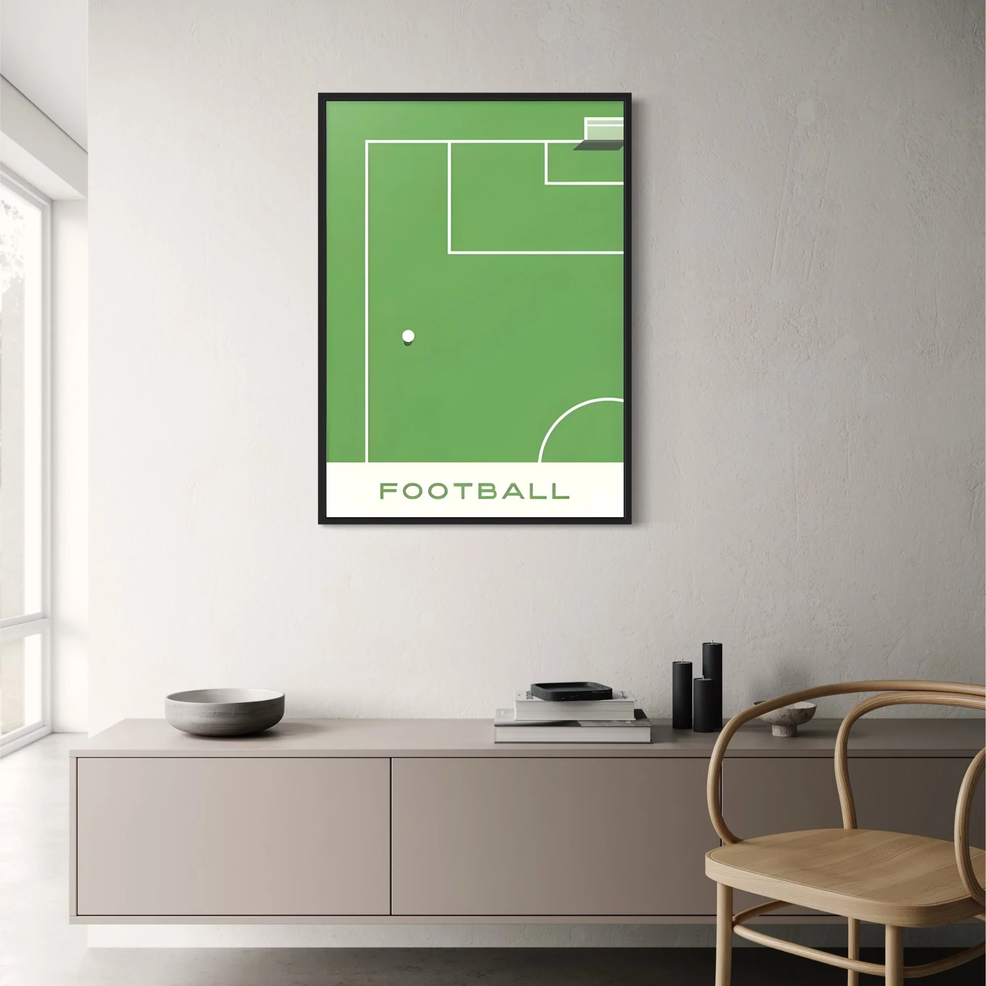 Geometry of Victory | Sports Art | Football Soccer - Image 2
