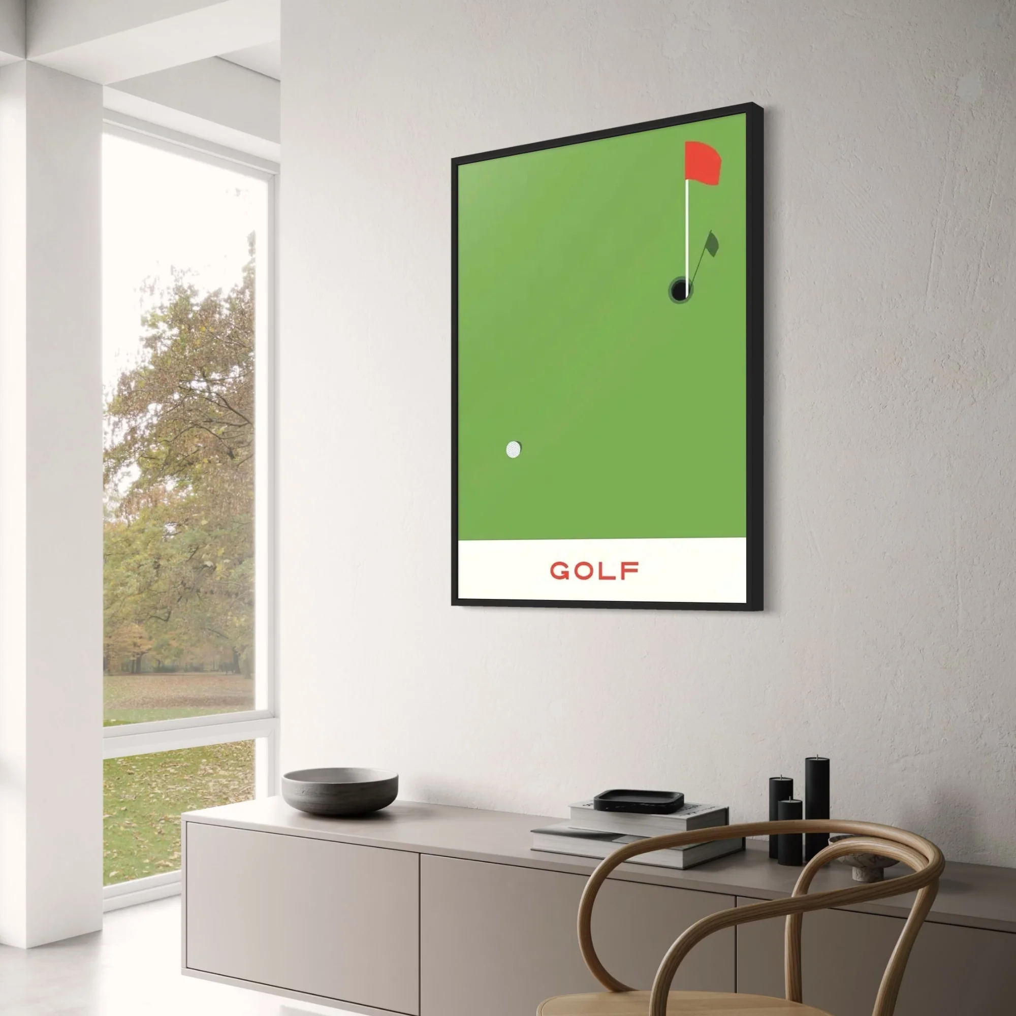 The Geometry of Victory | Golf Sports Art - Image 3