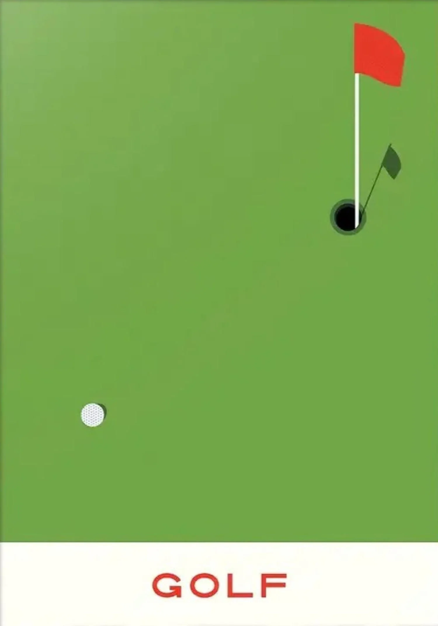 The Geometry of Victory | Golf Sports Art - Image 4