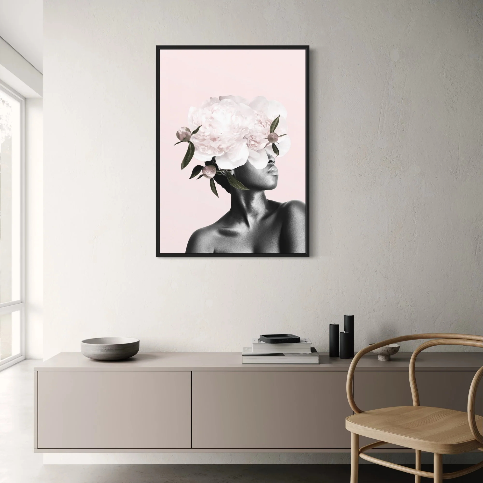 Floral Head | Pink Botanical - Image 2