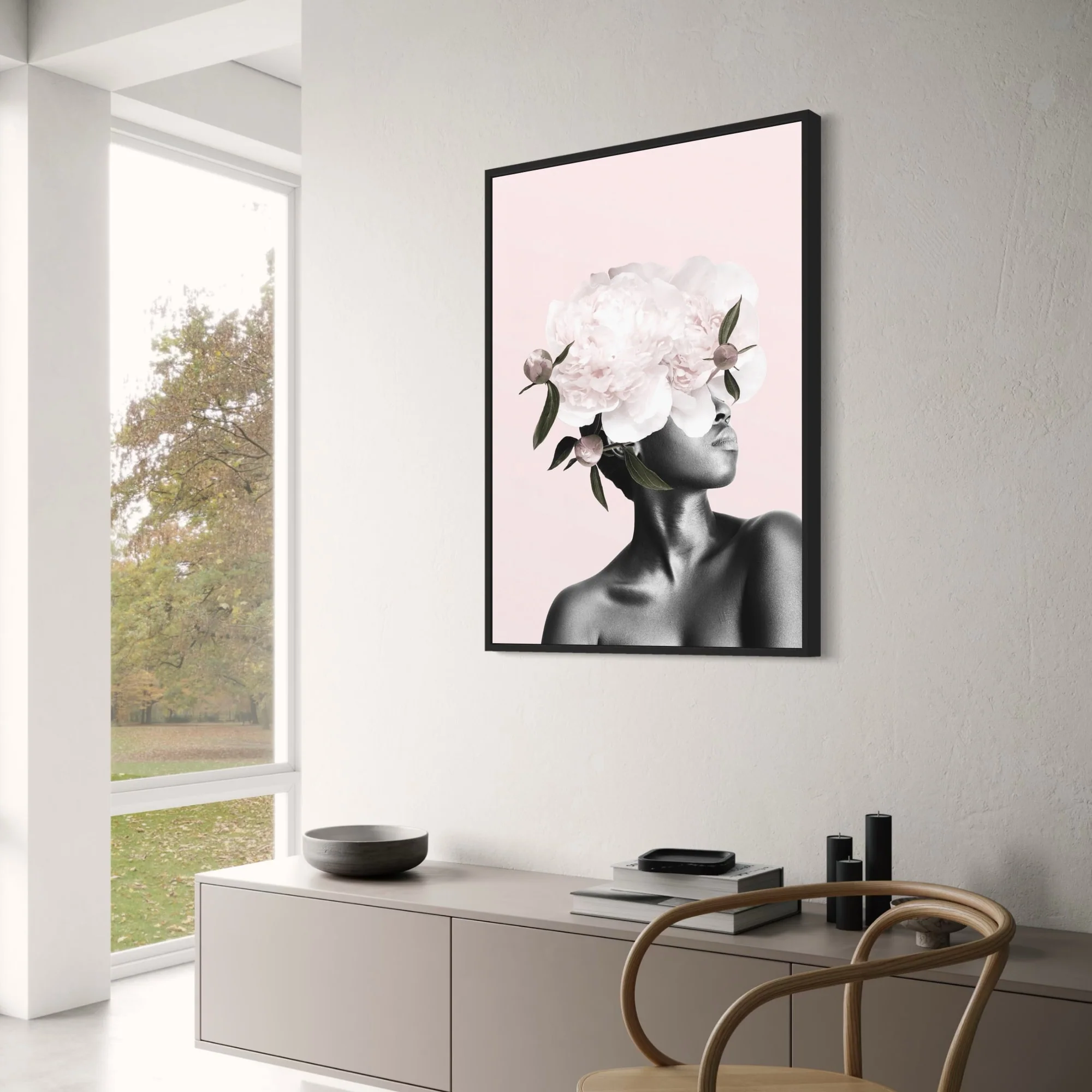 Floral Head | Pink Botanical - Image 3