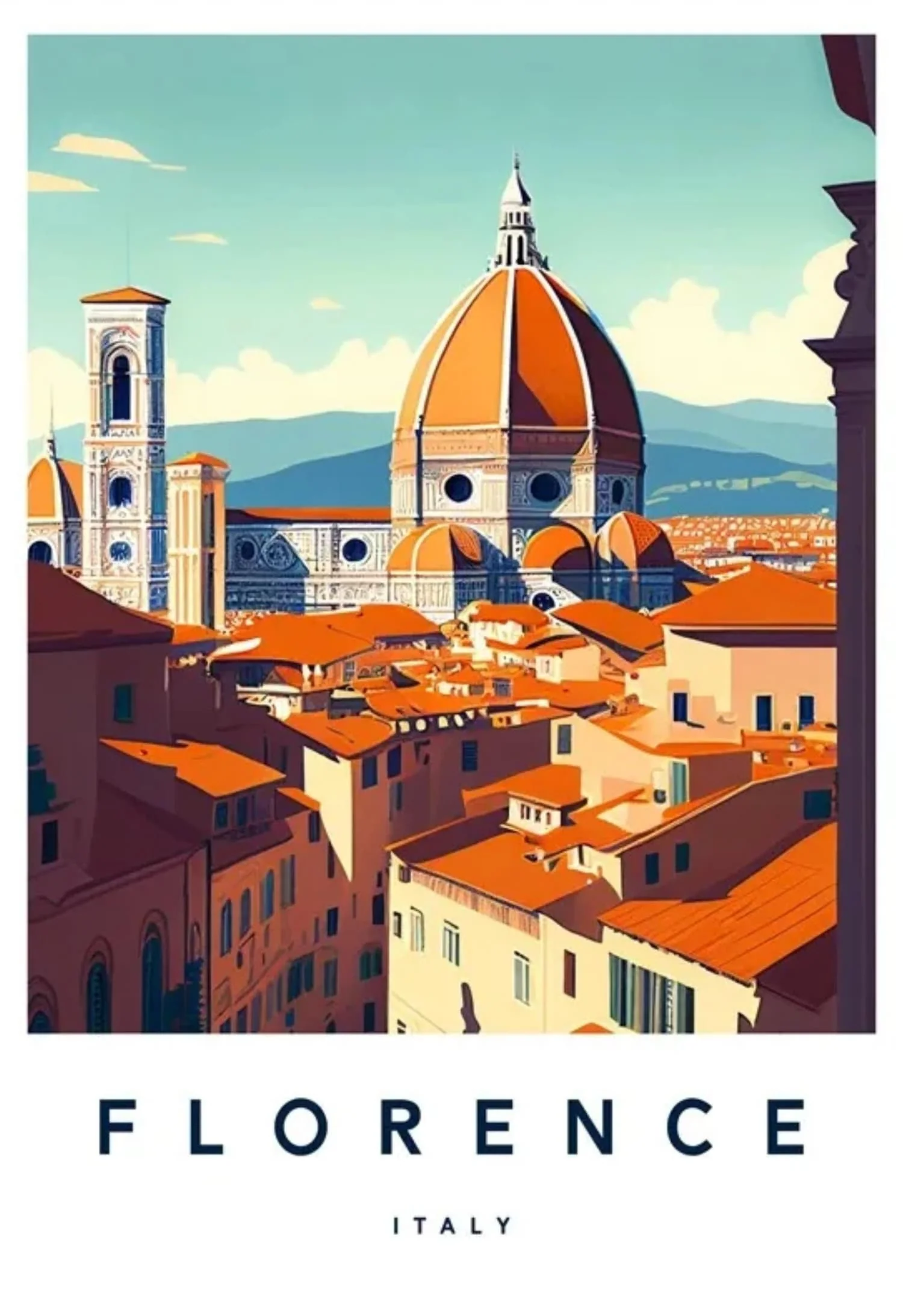 Florence Cityscape | Italian Urban Art - Image 4