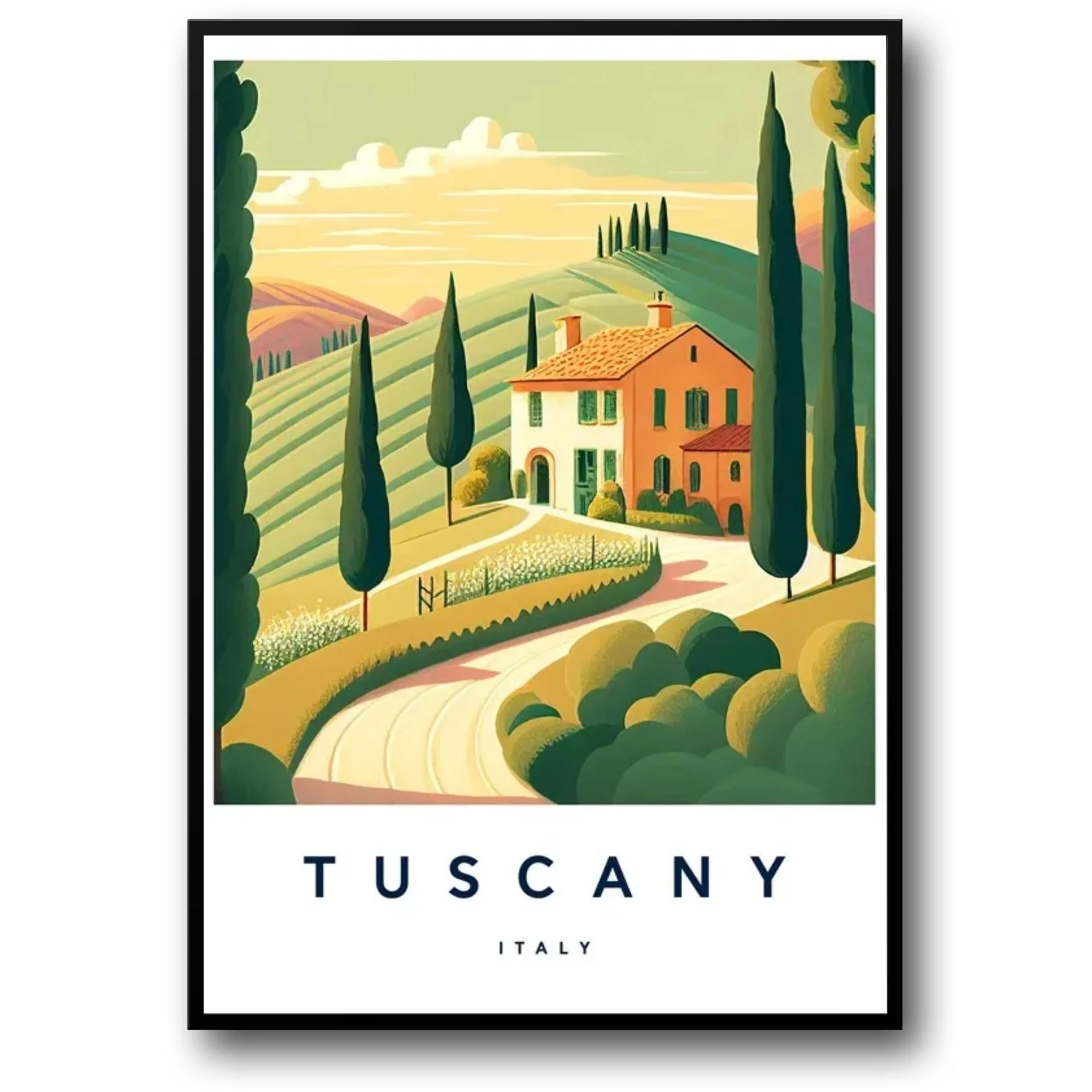 Tuscany Cityscape | Italian Urban Landscape