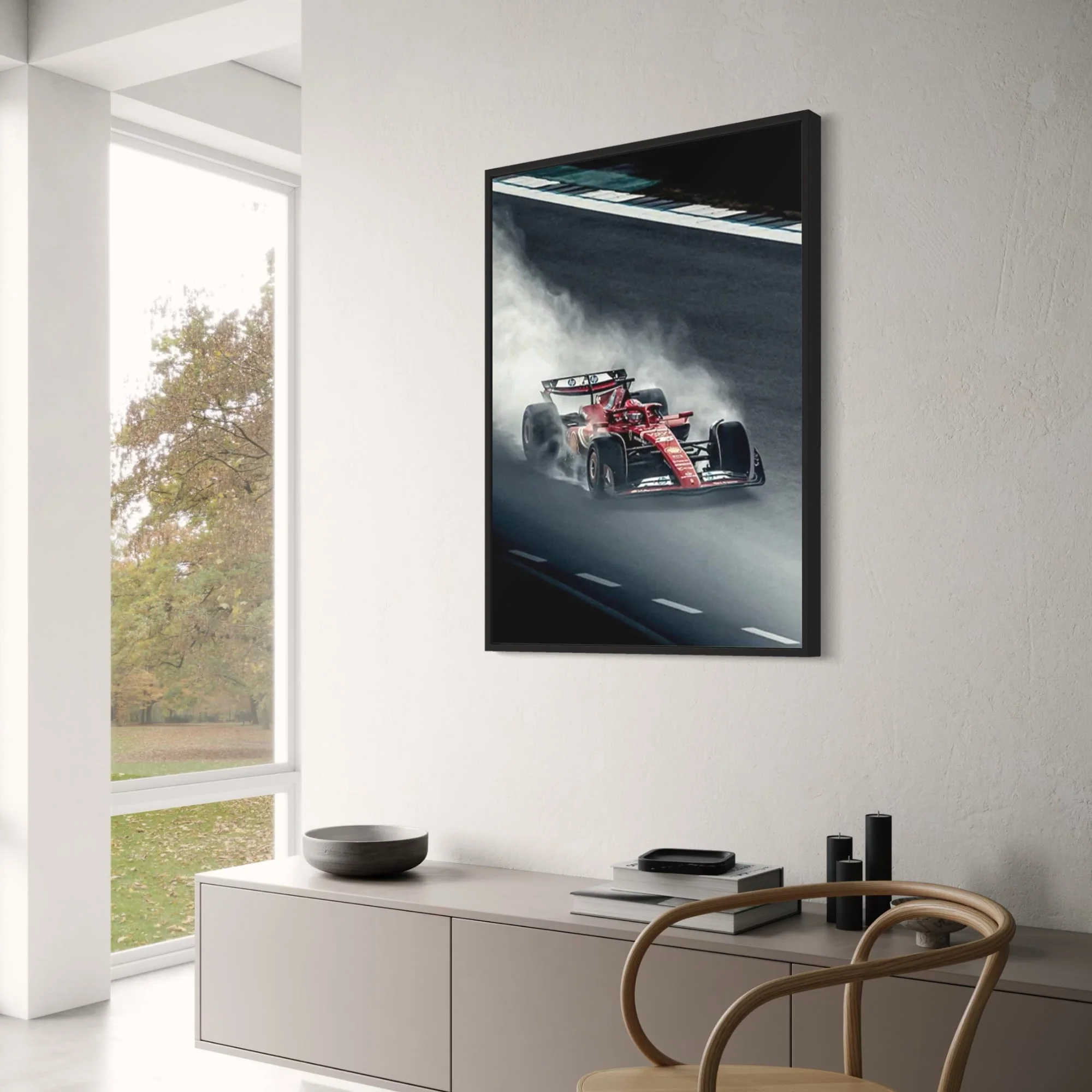 Senna Grand Prix | Abstract Racing Graffiti | Leclerc Supercar - Image 3