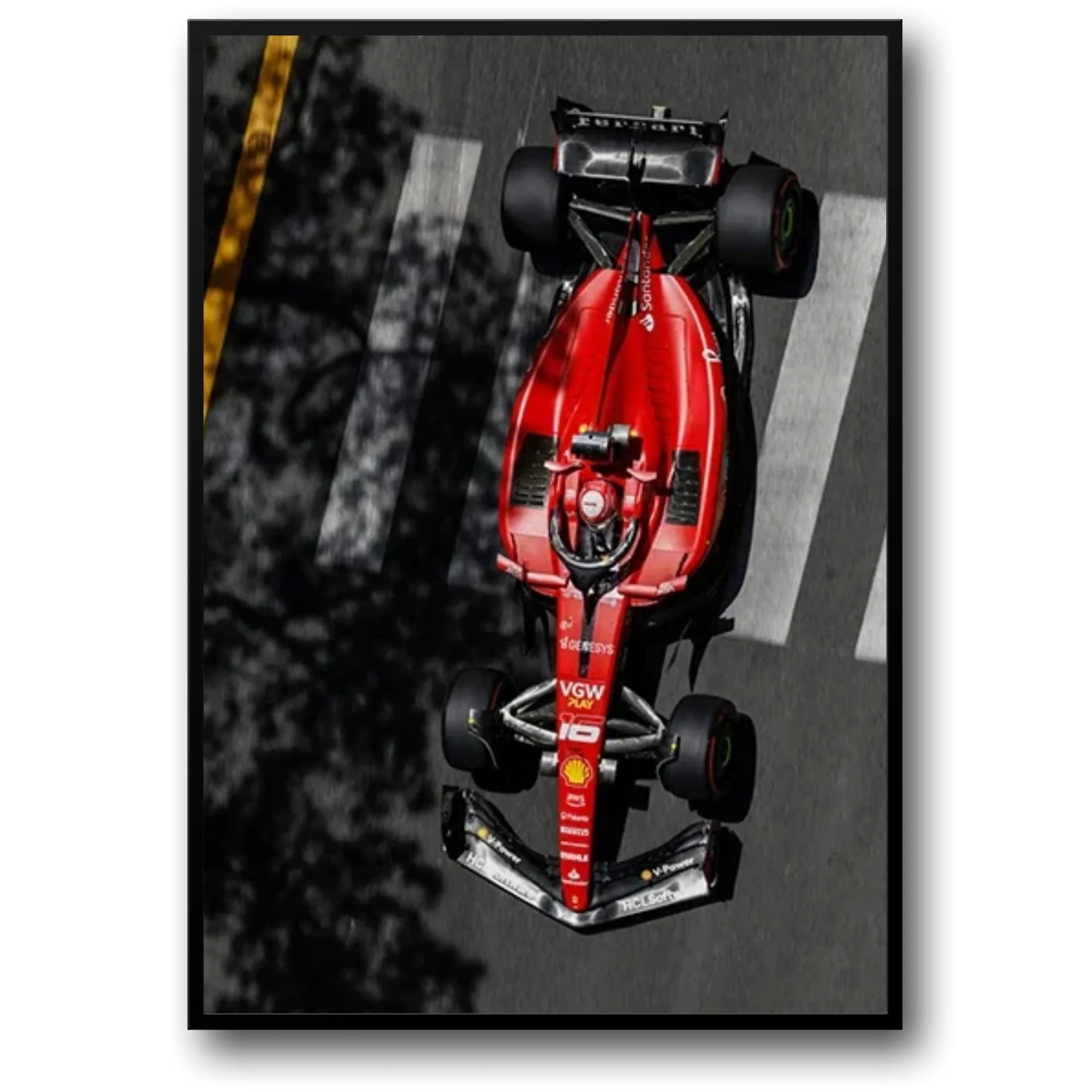 Senna Grand Prix | Abstract Graffiti Racing | Leclerc Supercar
