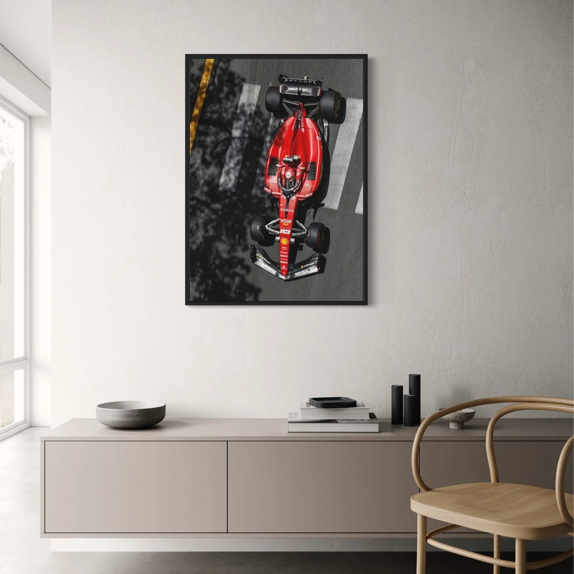 Senna Grand Prix | Abstract Graffiti Racing | Leclerc Supercar - Image 2