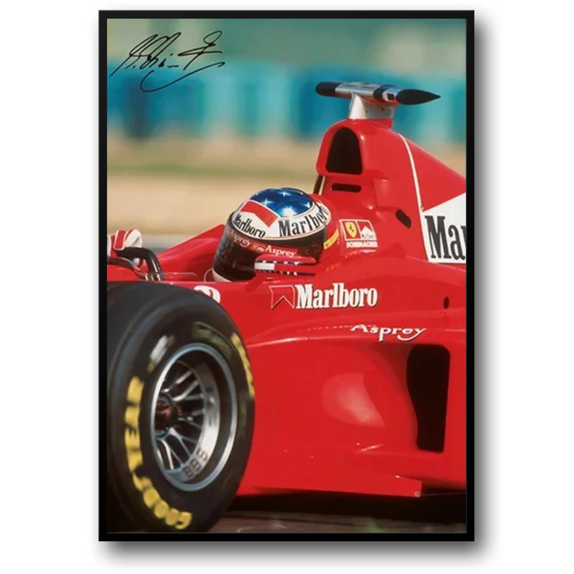 Abstract Senna Graffiti | Leclerc Supercar